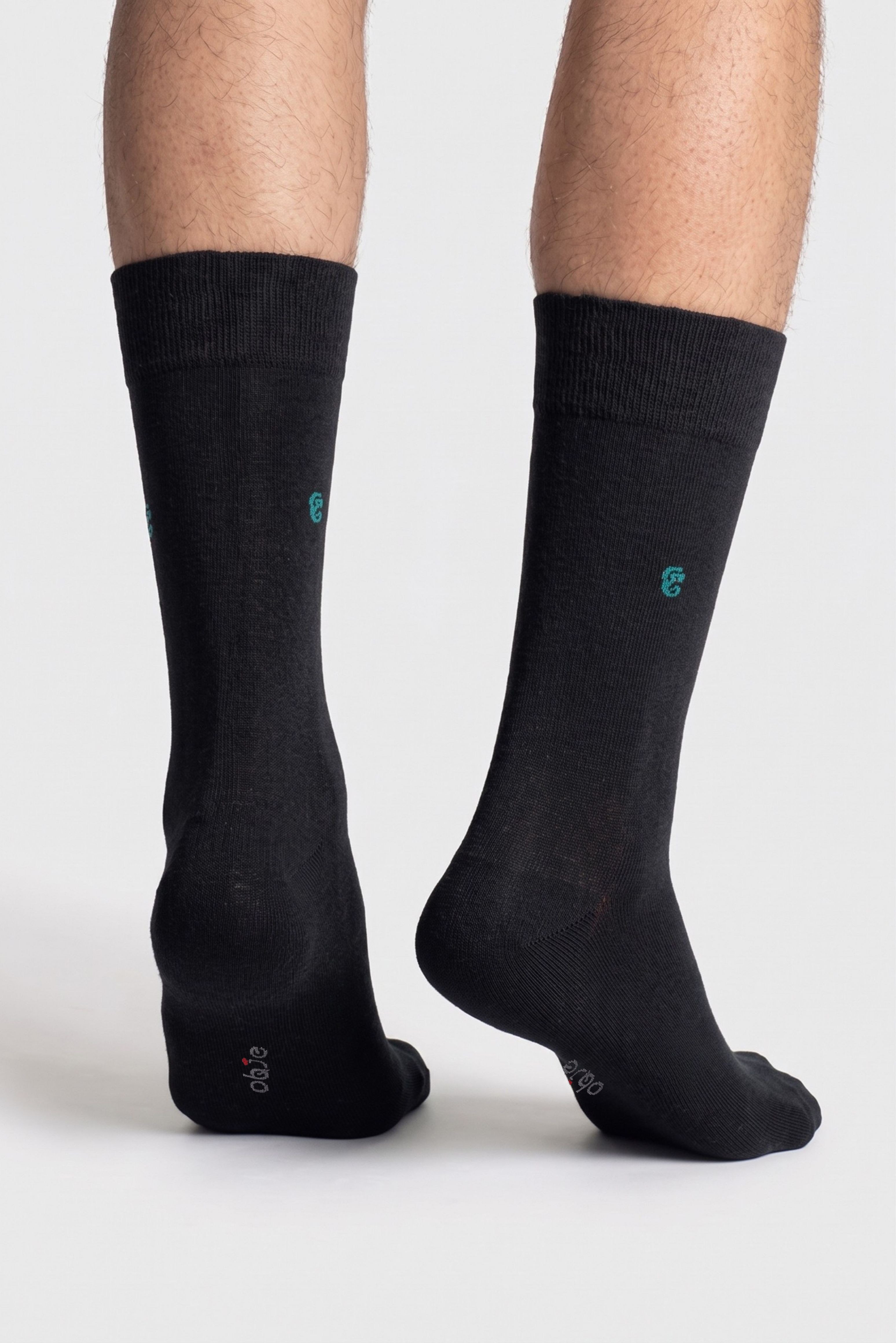 Erkek Siyah Modal Soket Çorap