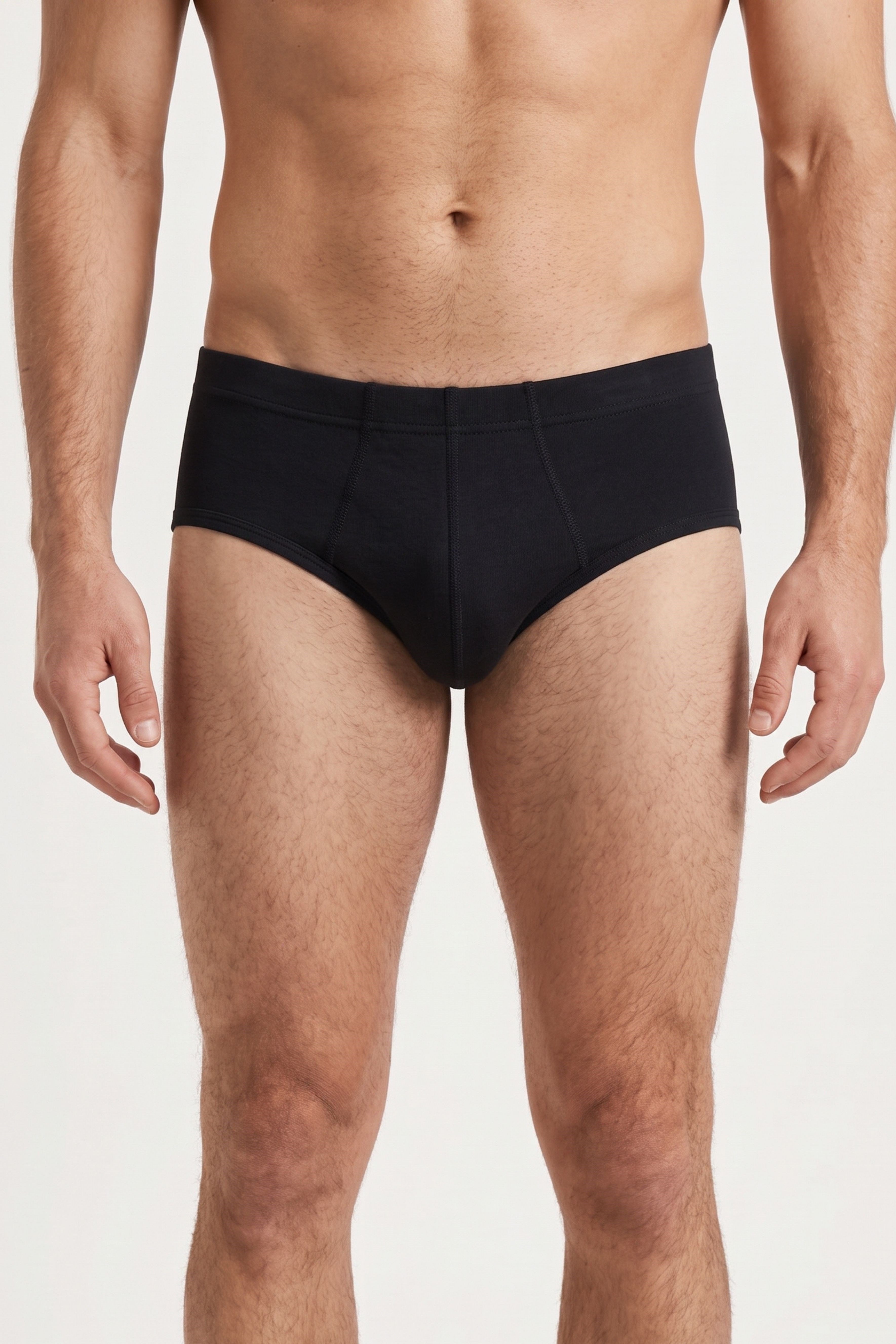 Erkek Siyah Penye Slip