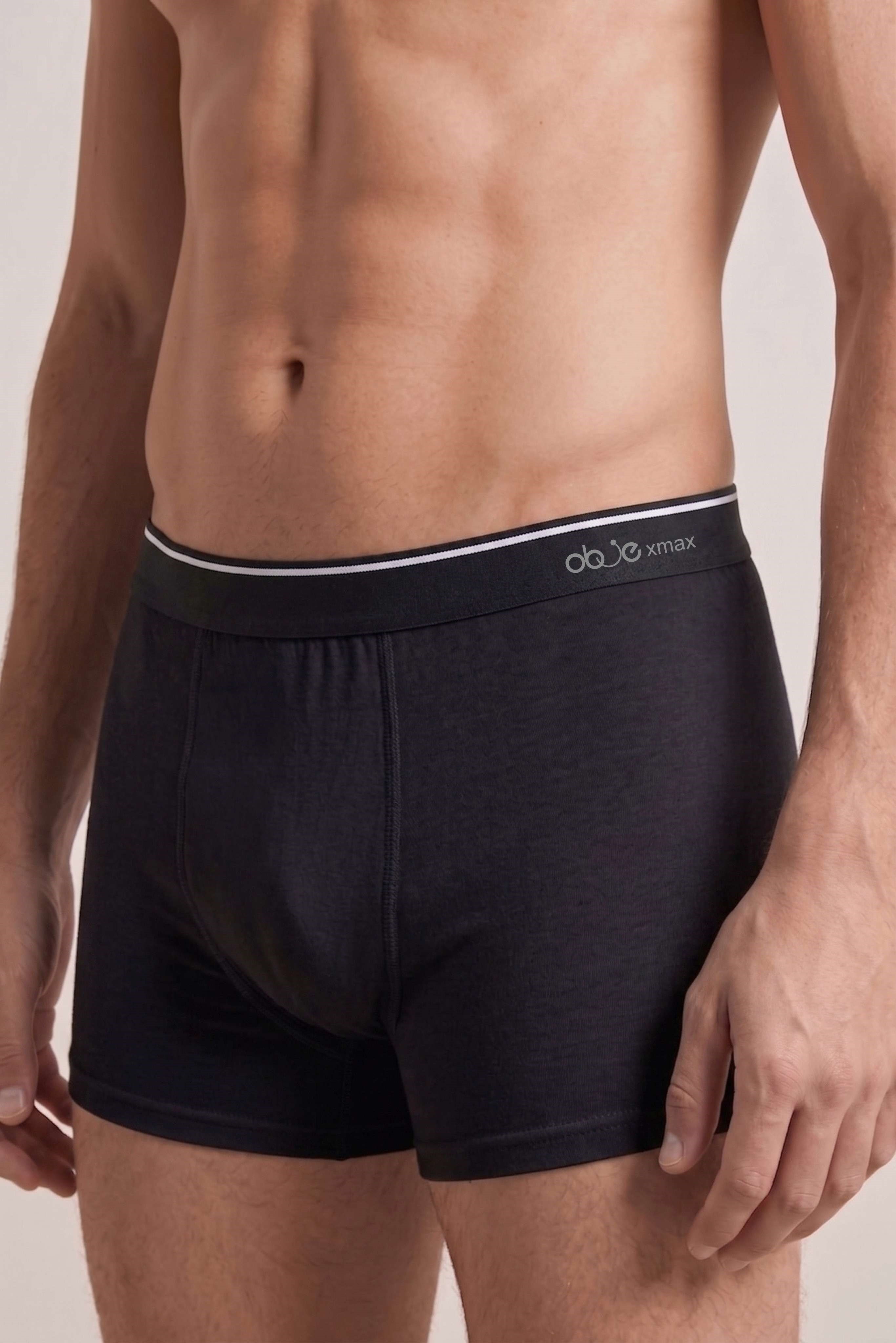 Erkek Siyah XMAX Boxer