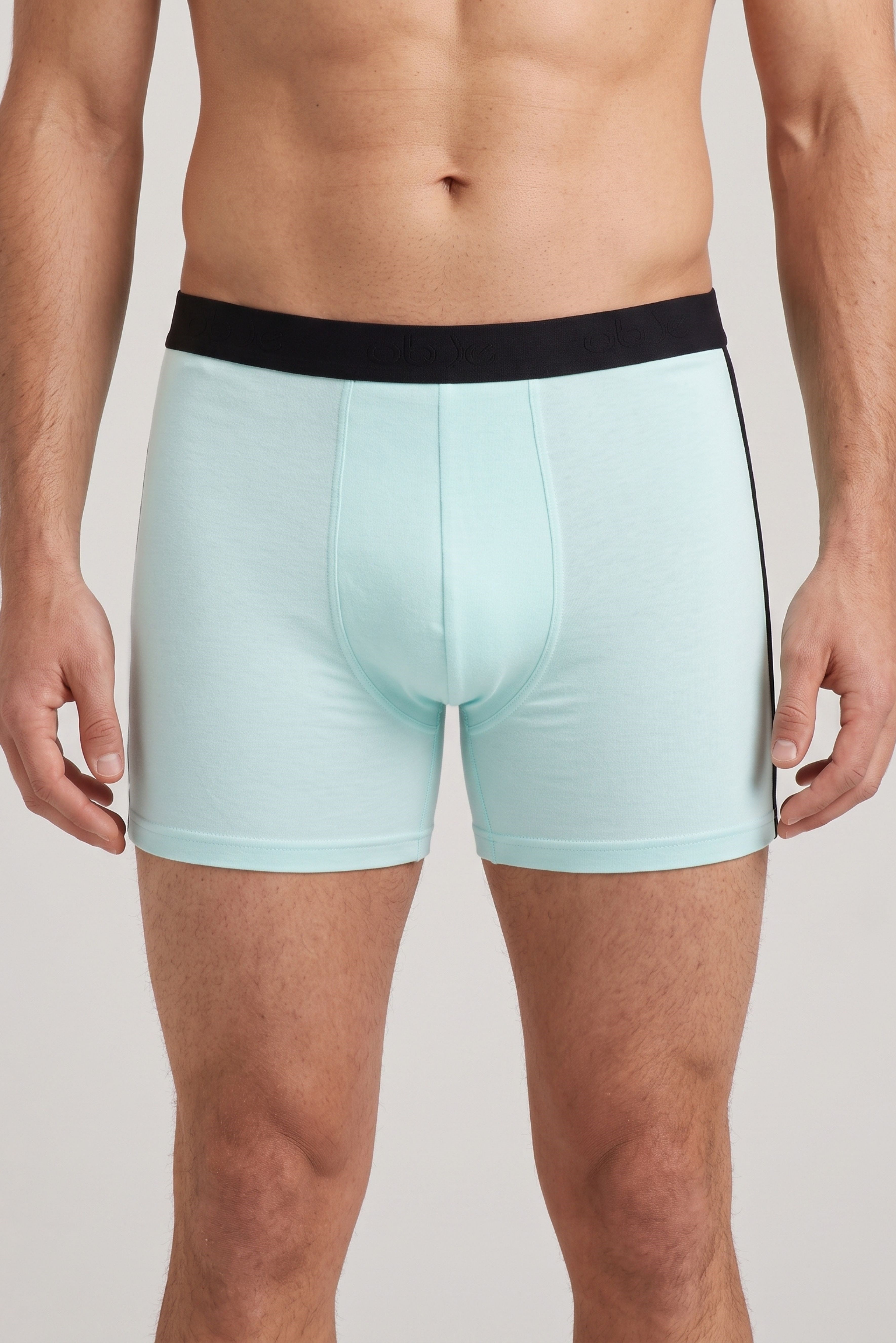 Erkek Turkuaz Likra Cotton Boxer