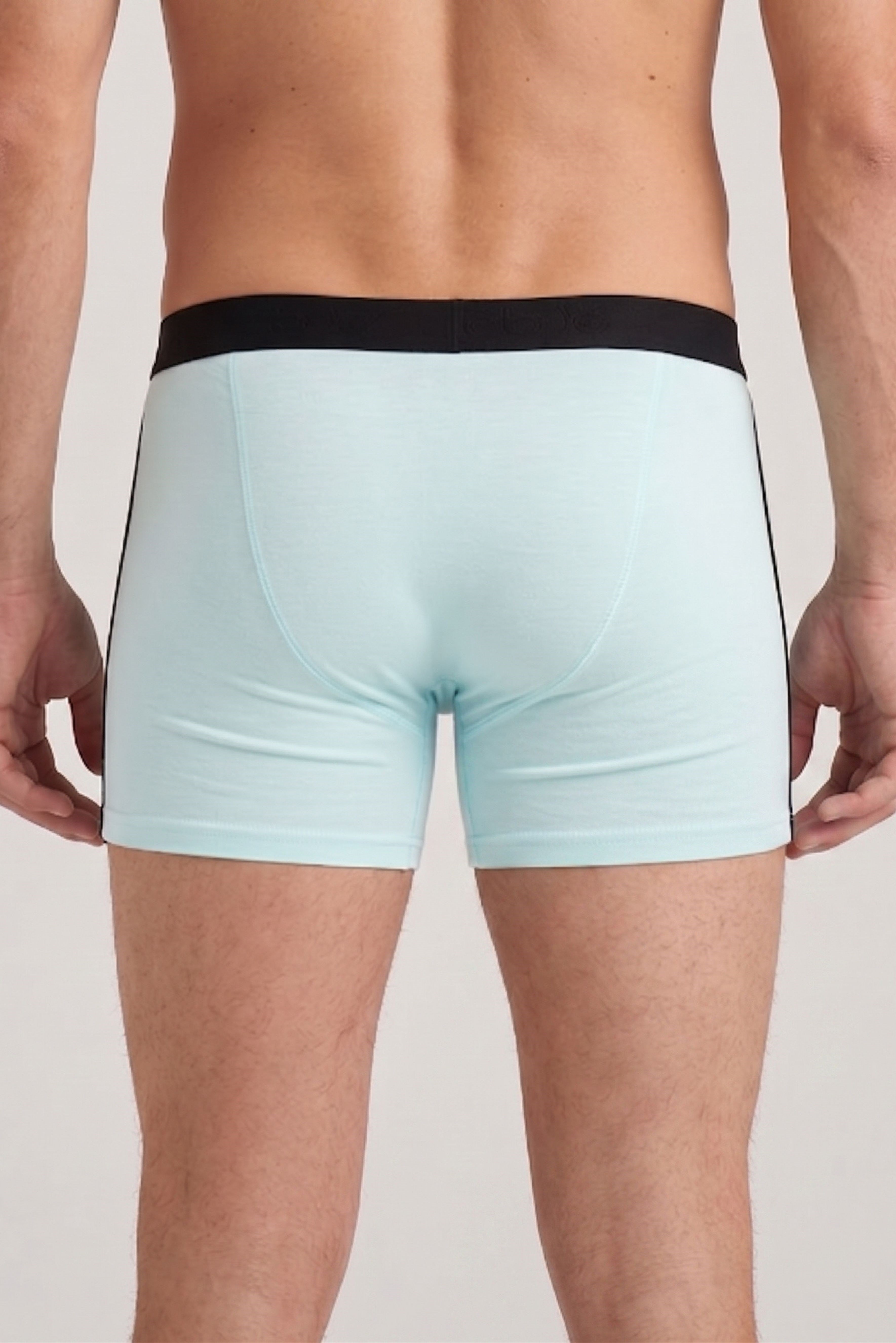 Erkek Turkuaz Likra Cotton Boxer