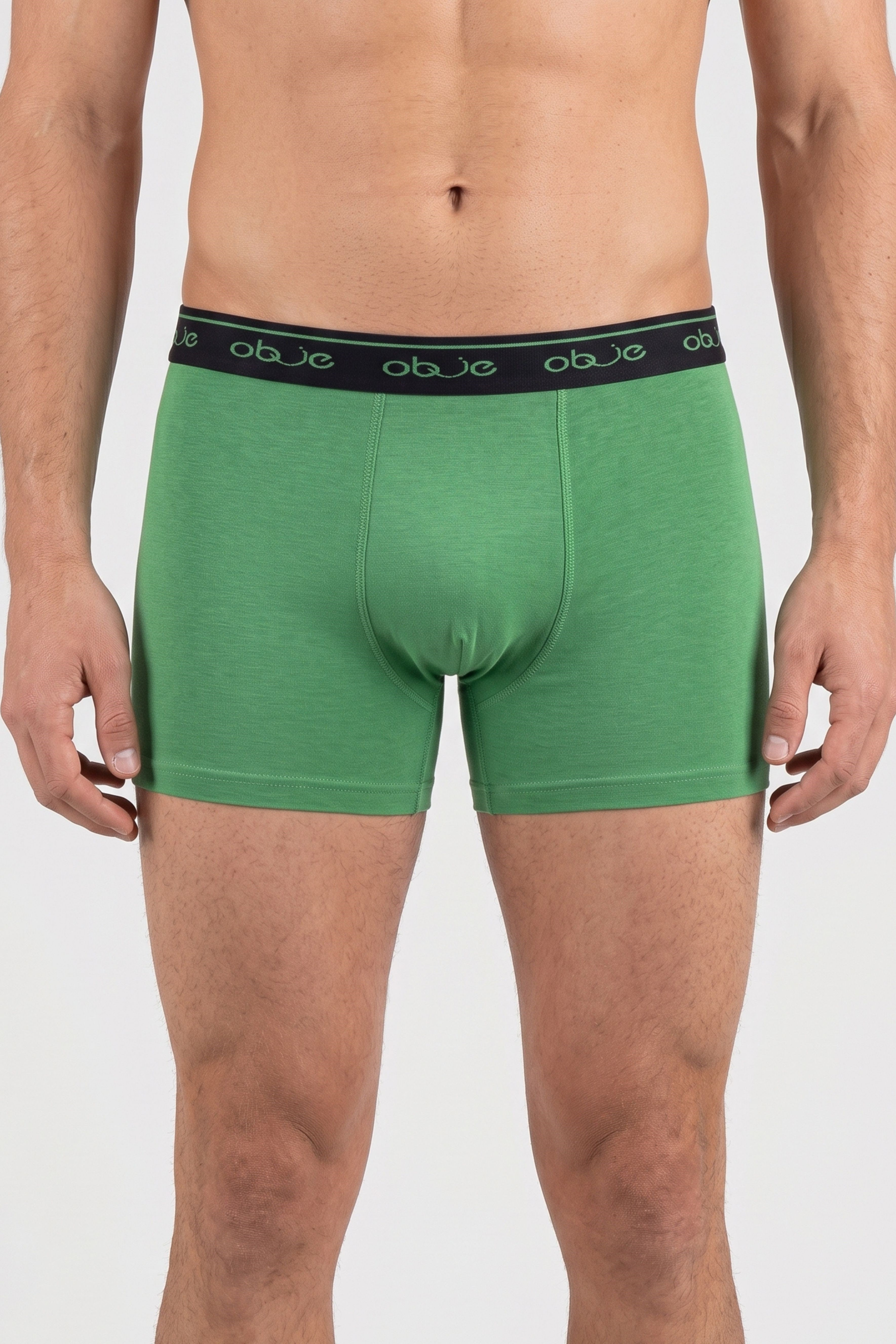 Erkek Yeşil Penye Modal Boxer