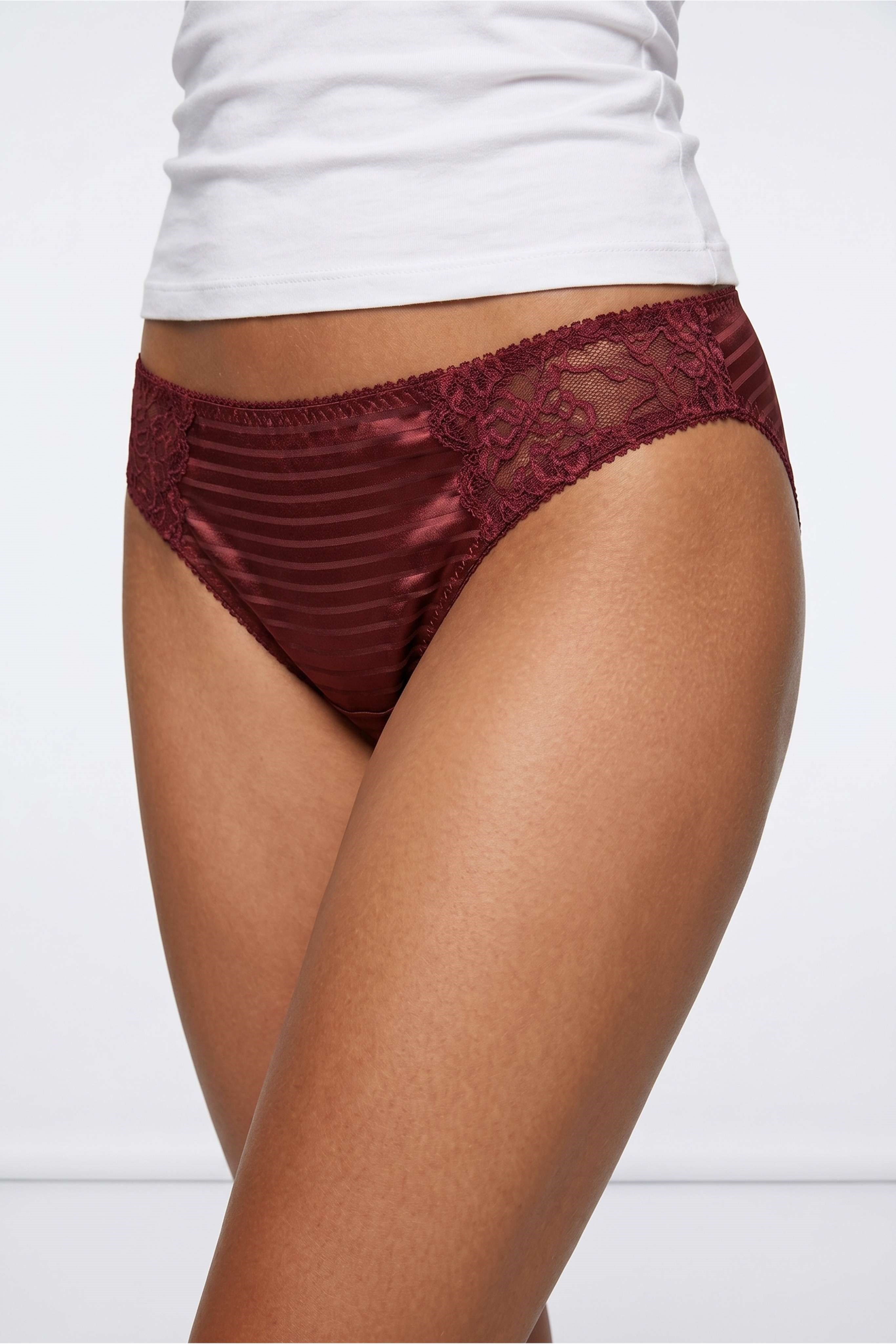 Kadın Bordo Slip Külot