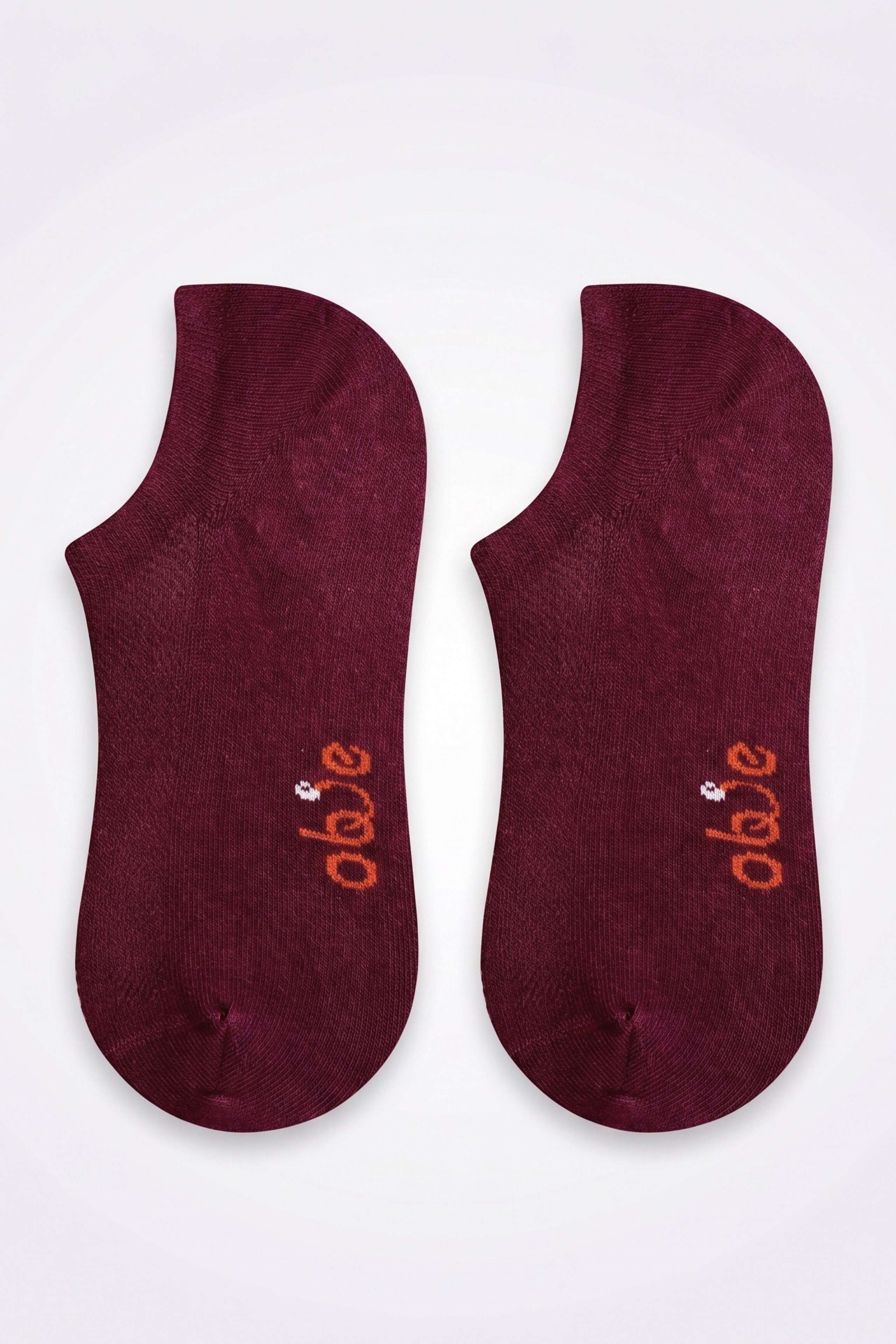 Kadın Bordo Sneaker Çorap