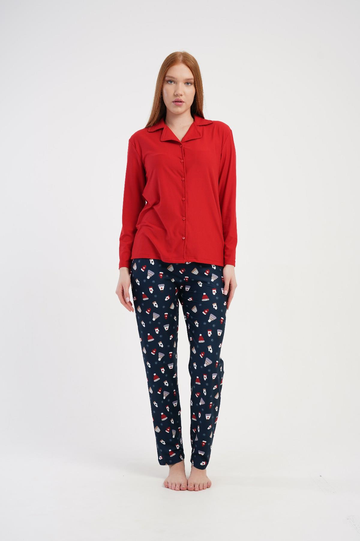 Kadın İndigo Marla Cepli Pijama Altı