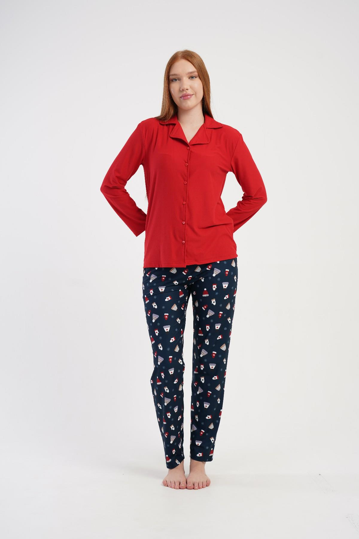 Kadın İndigo Marla Cepli Pijama Altı