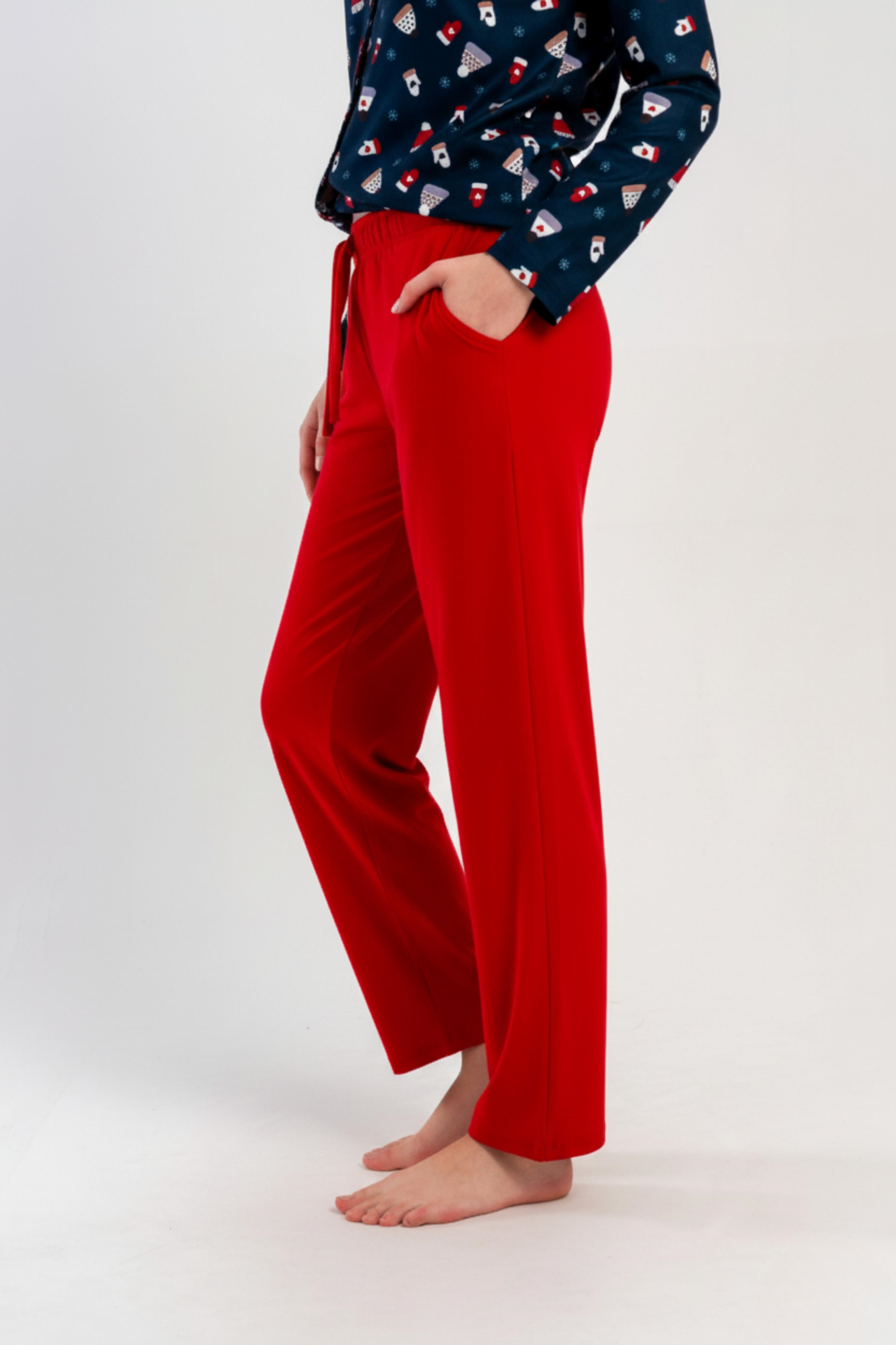Kadın Kırmızı Marla Pijama Altı