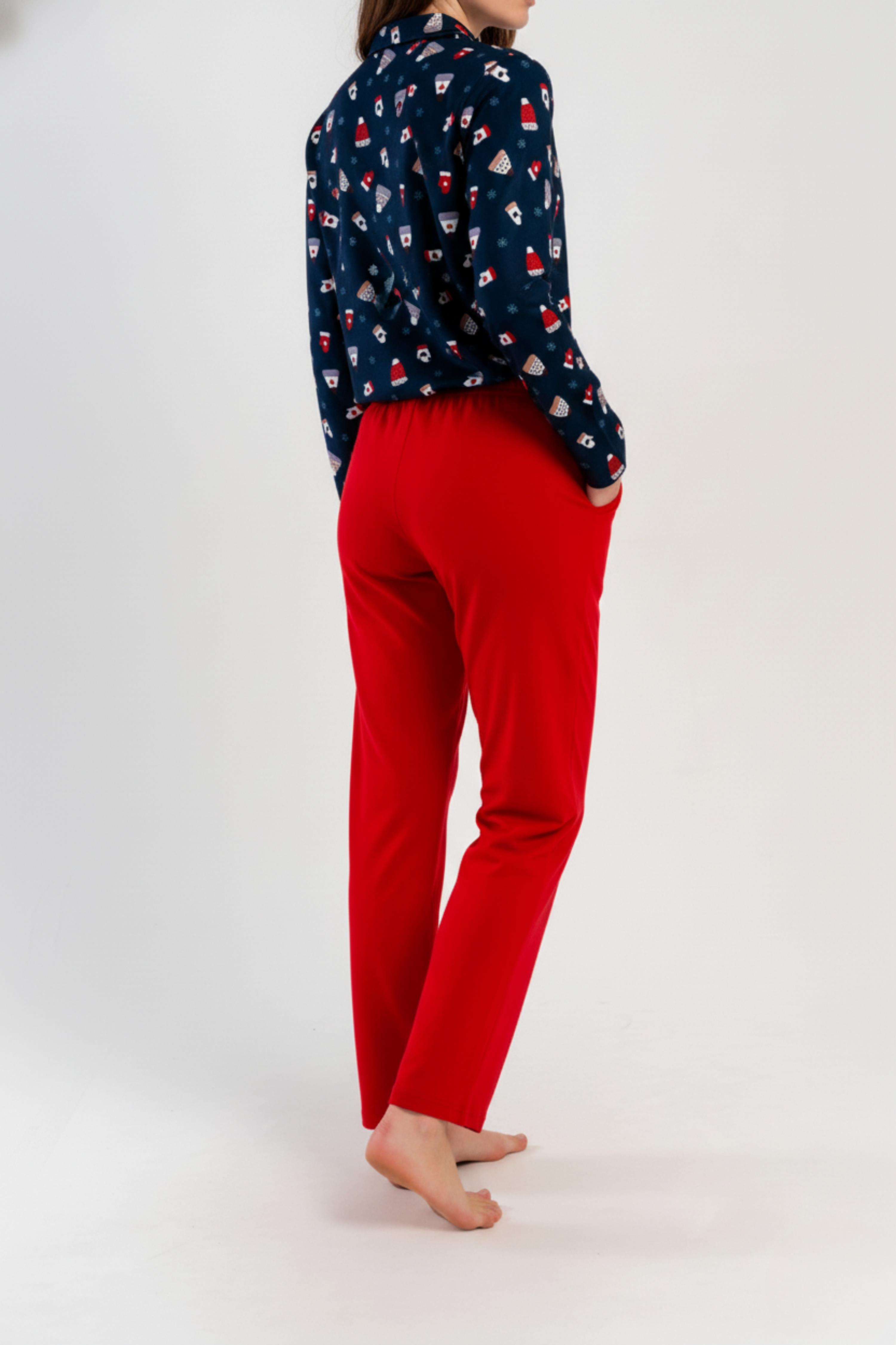 Kadın Kırmızı Marla Pijama Altı