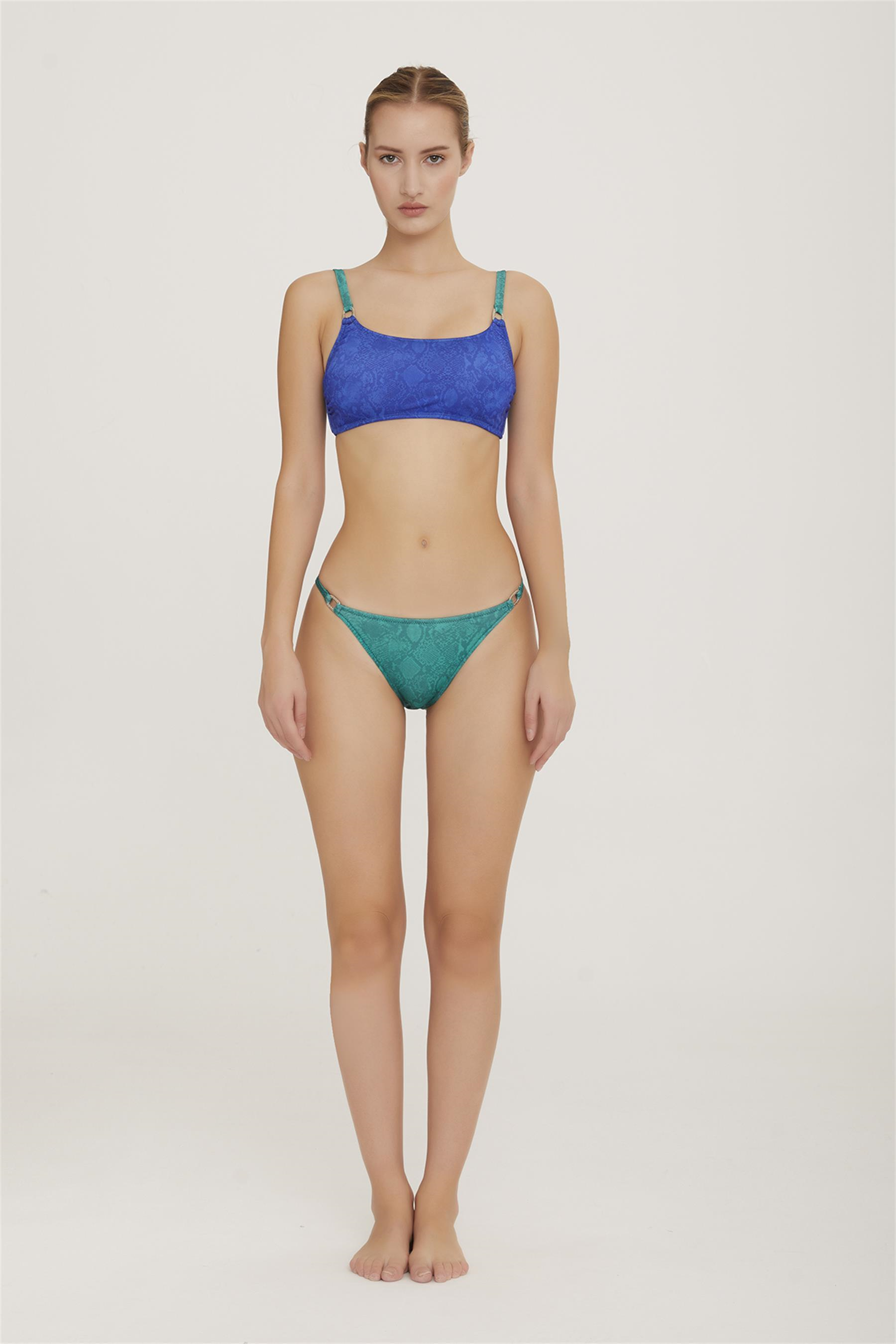 Kadın Saks Mavi Bikini Takımı