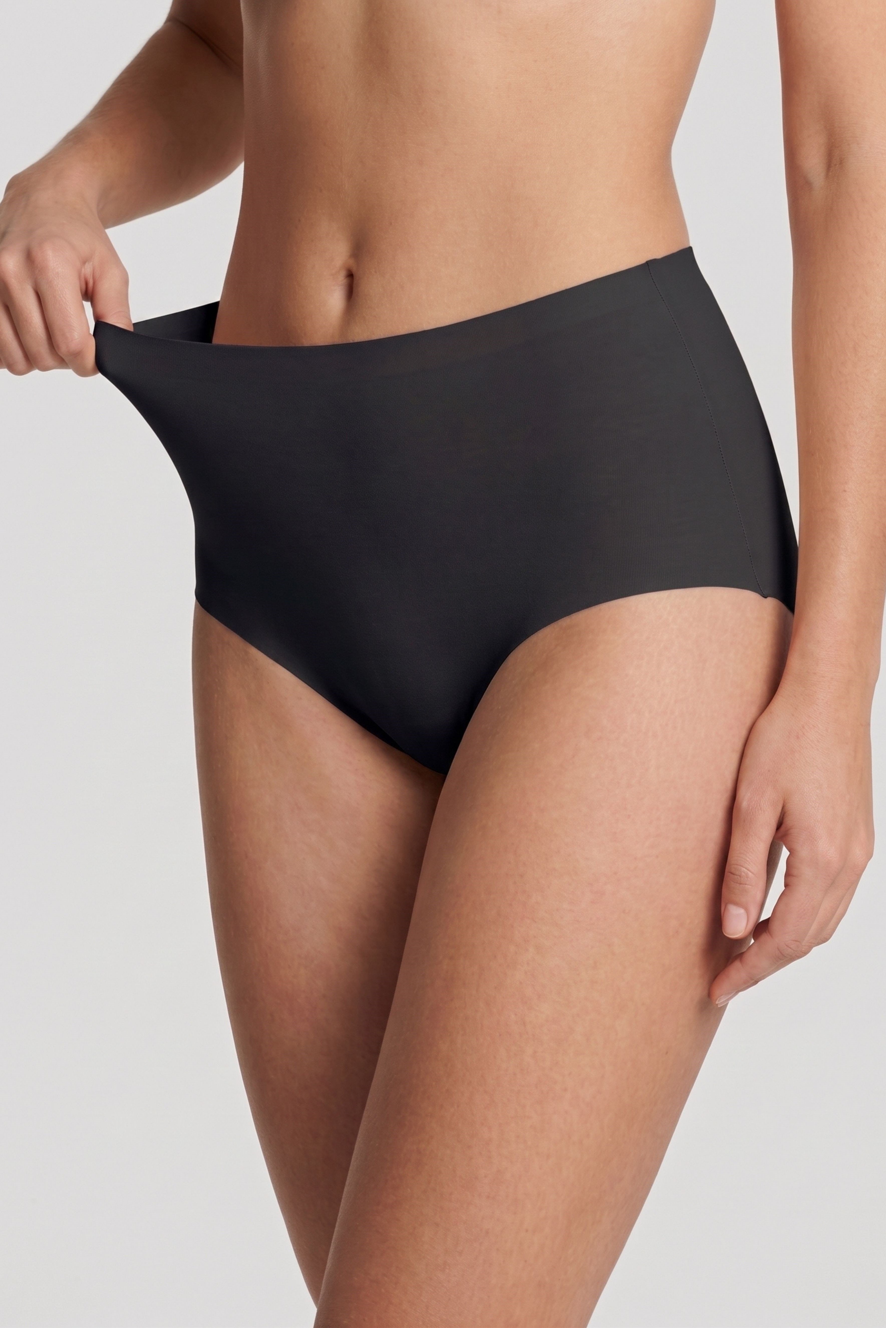 Kadın Siyah Rengi Yüksek Bel Dikişsiz Toparlayıcı Slip Korse