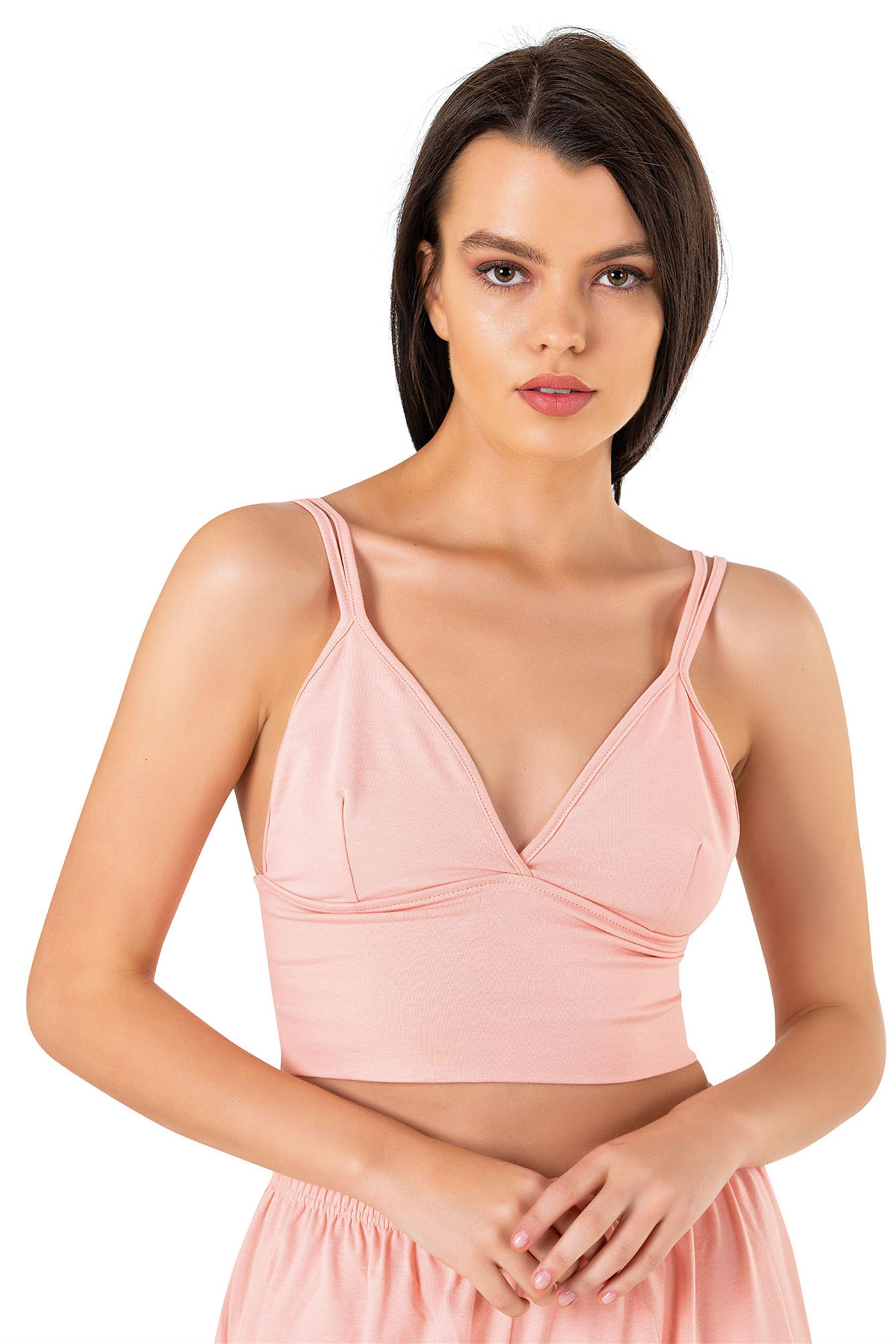 Kadın Somon Cotton Crop