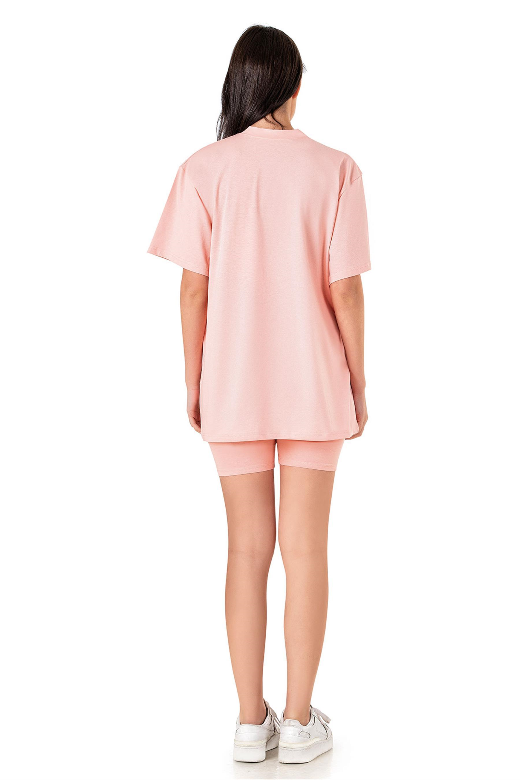 Kadın Somon Oversize T-shirt