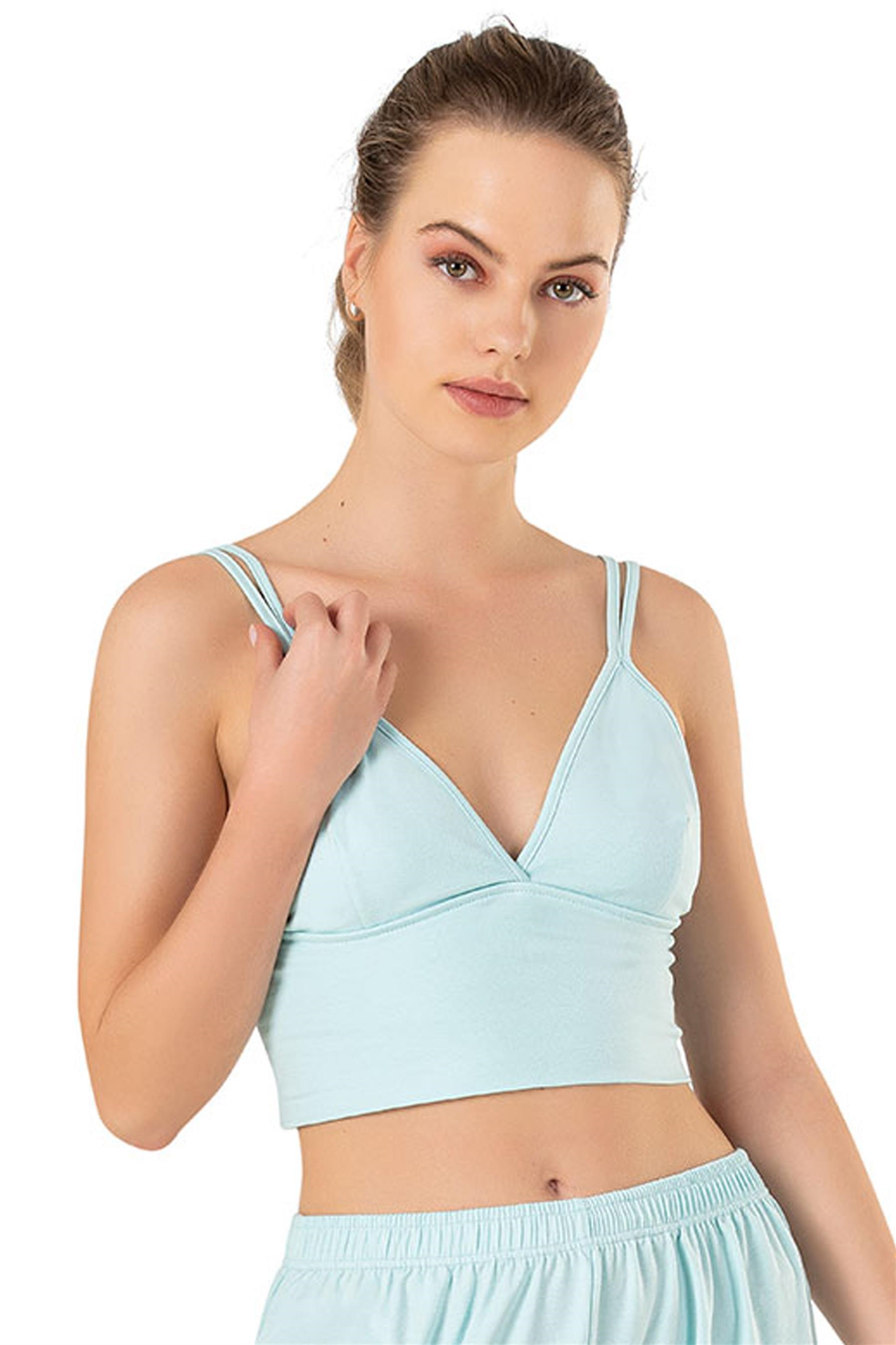 Kadın Su Yeşili Cotton Crop