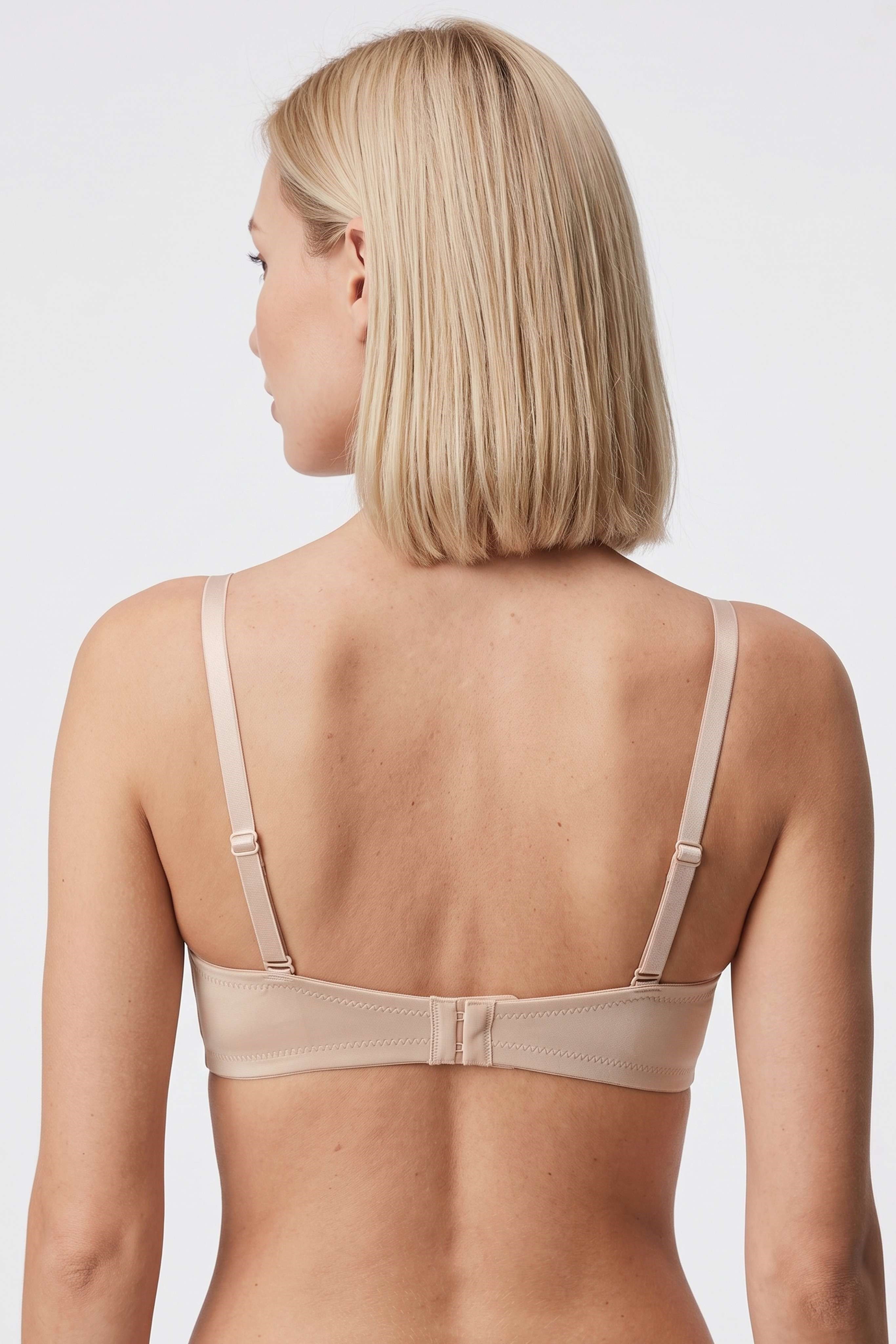 Kadın Ten Destekli Push Up Soft Sütyen