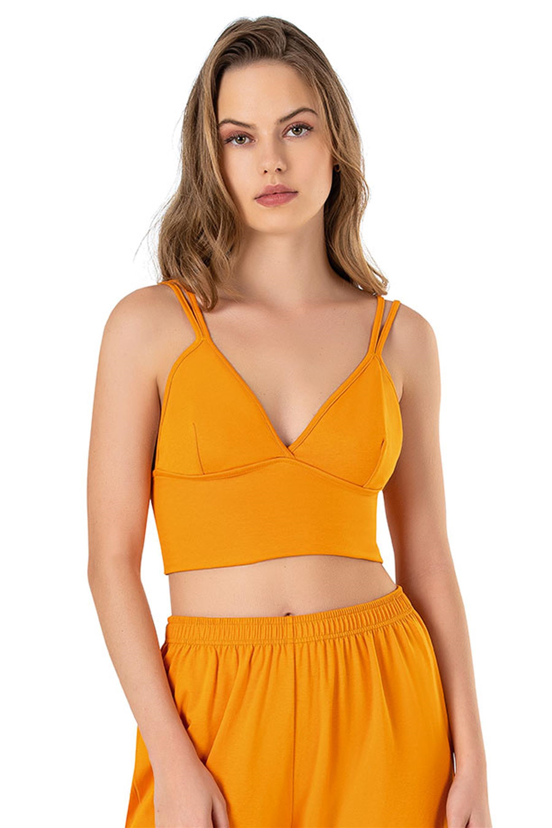 Kadın Turuncu Cotton Crop