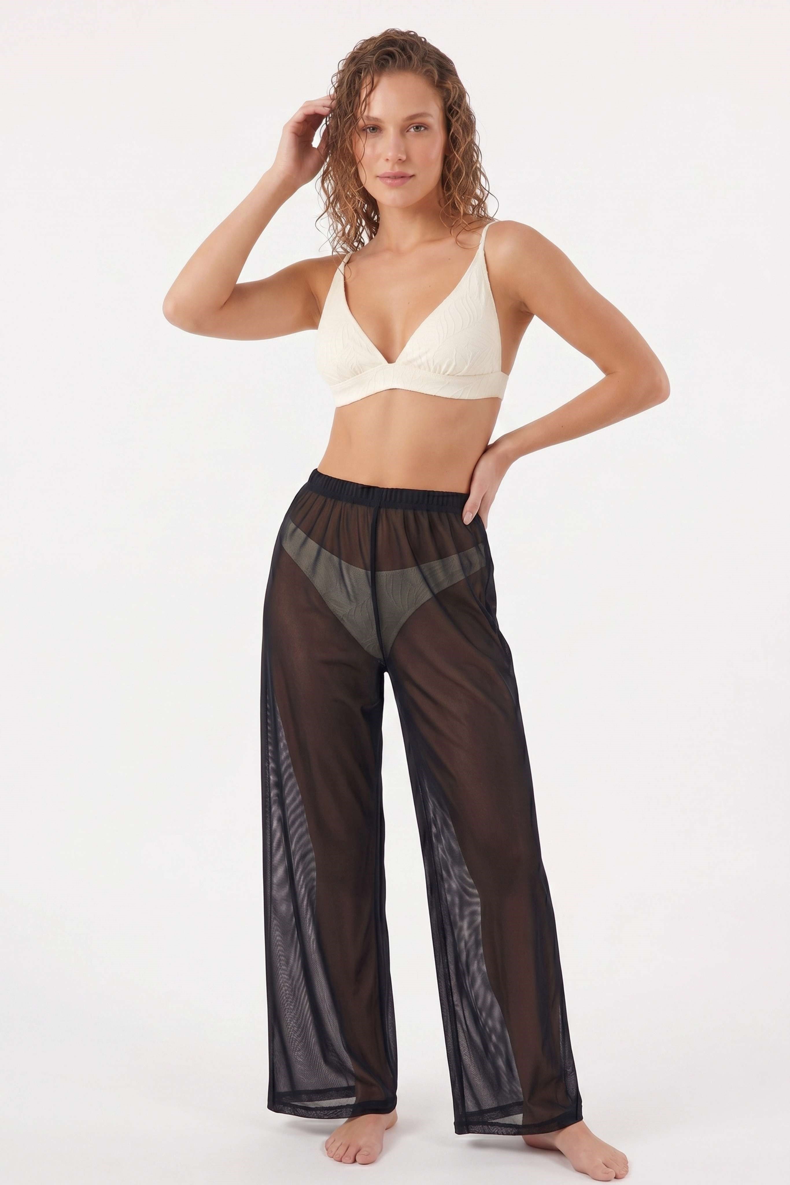 OBJE 301097 TÜL PANTOLON PAREO