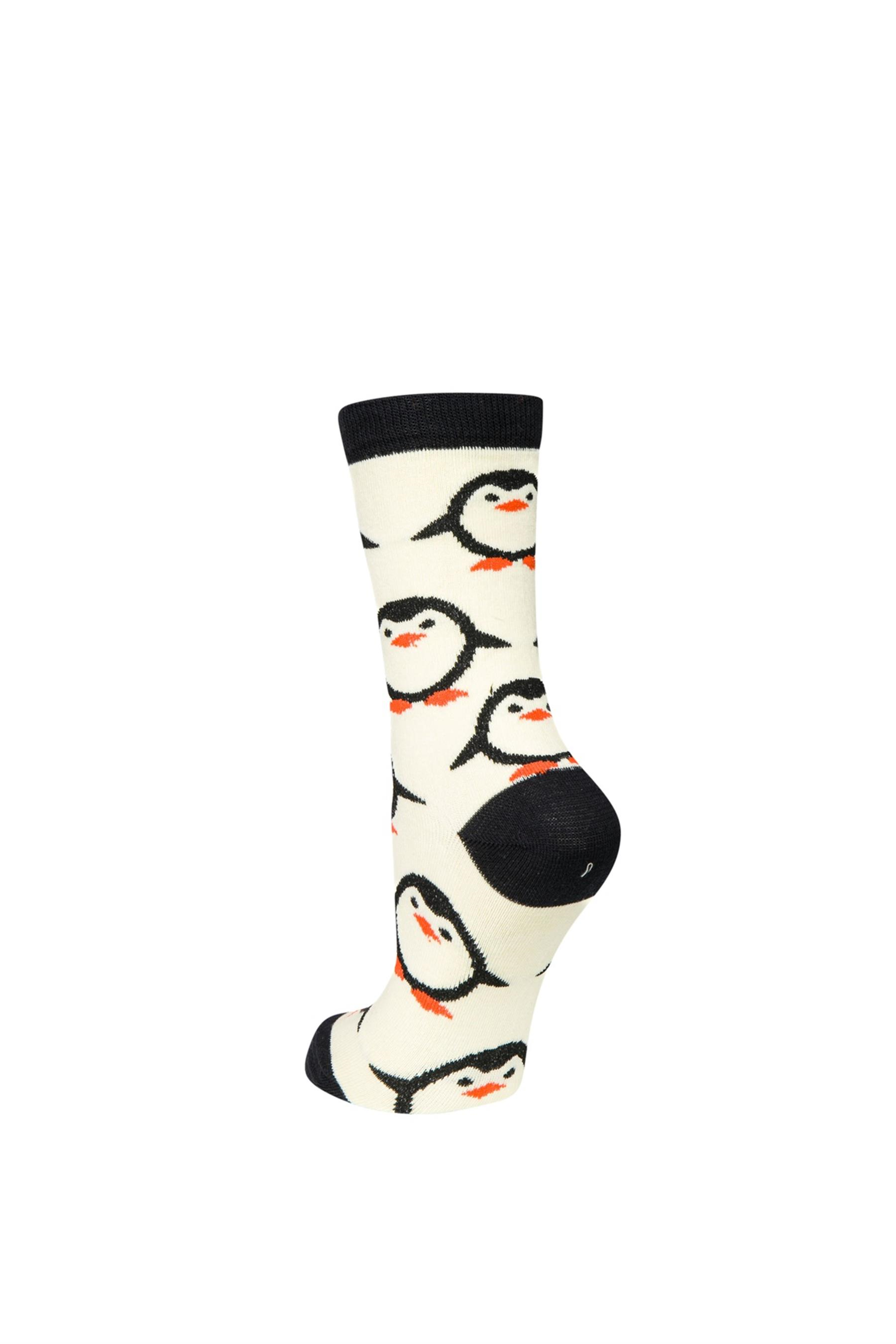Unisex Uzay Desen 5'li Çorap