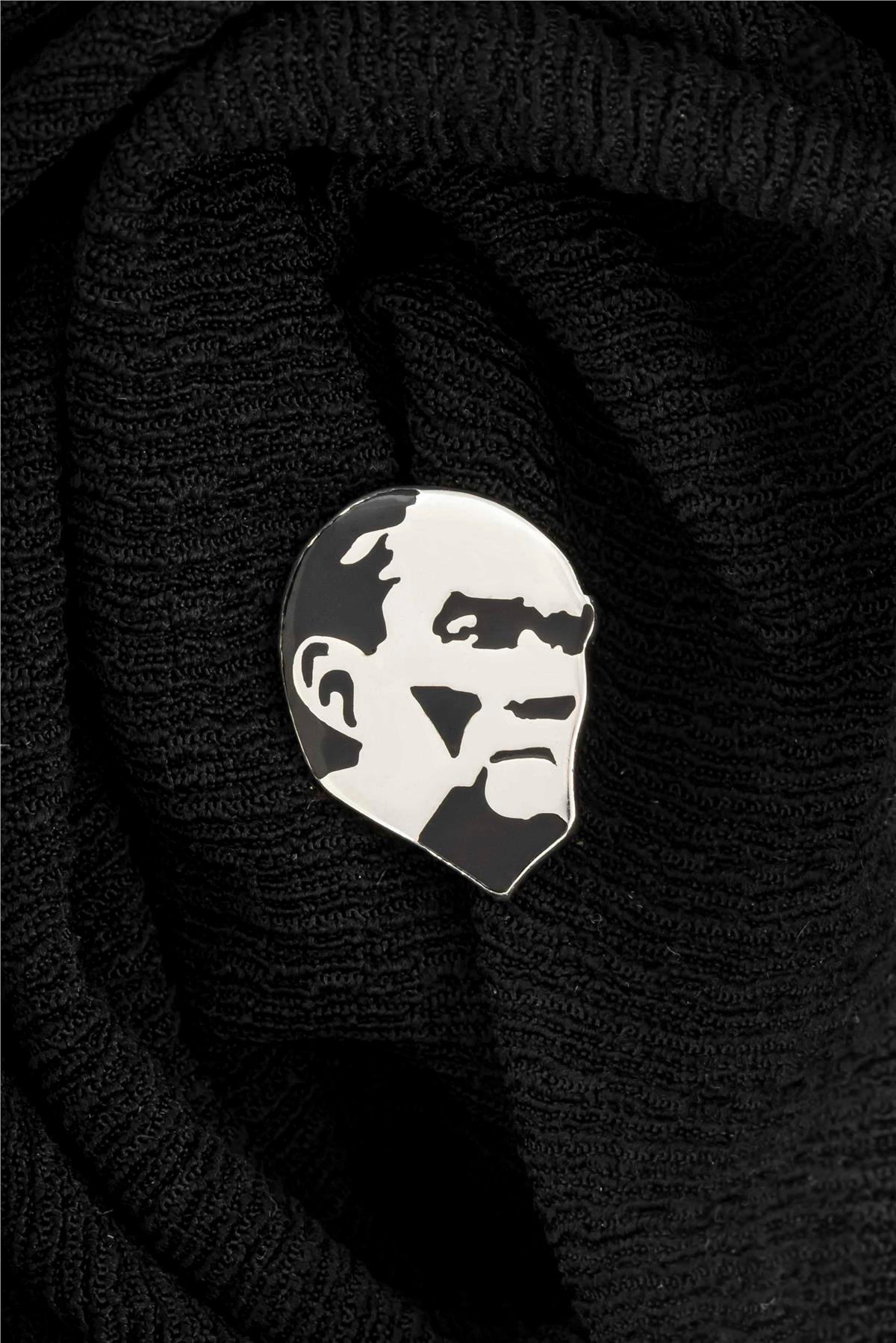 Atatürk Silüeti Gümüş Rozet