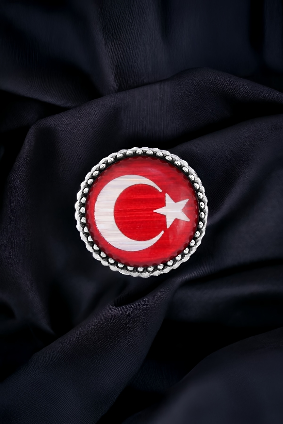 Mineli Ayyıldız Gümüş Rozet