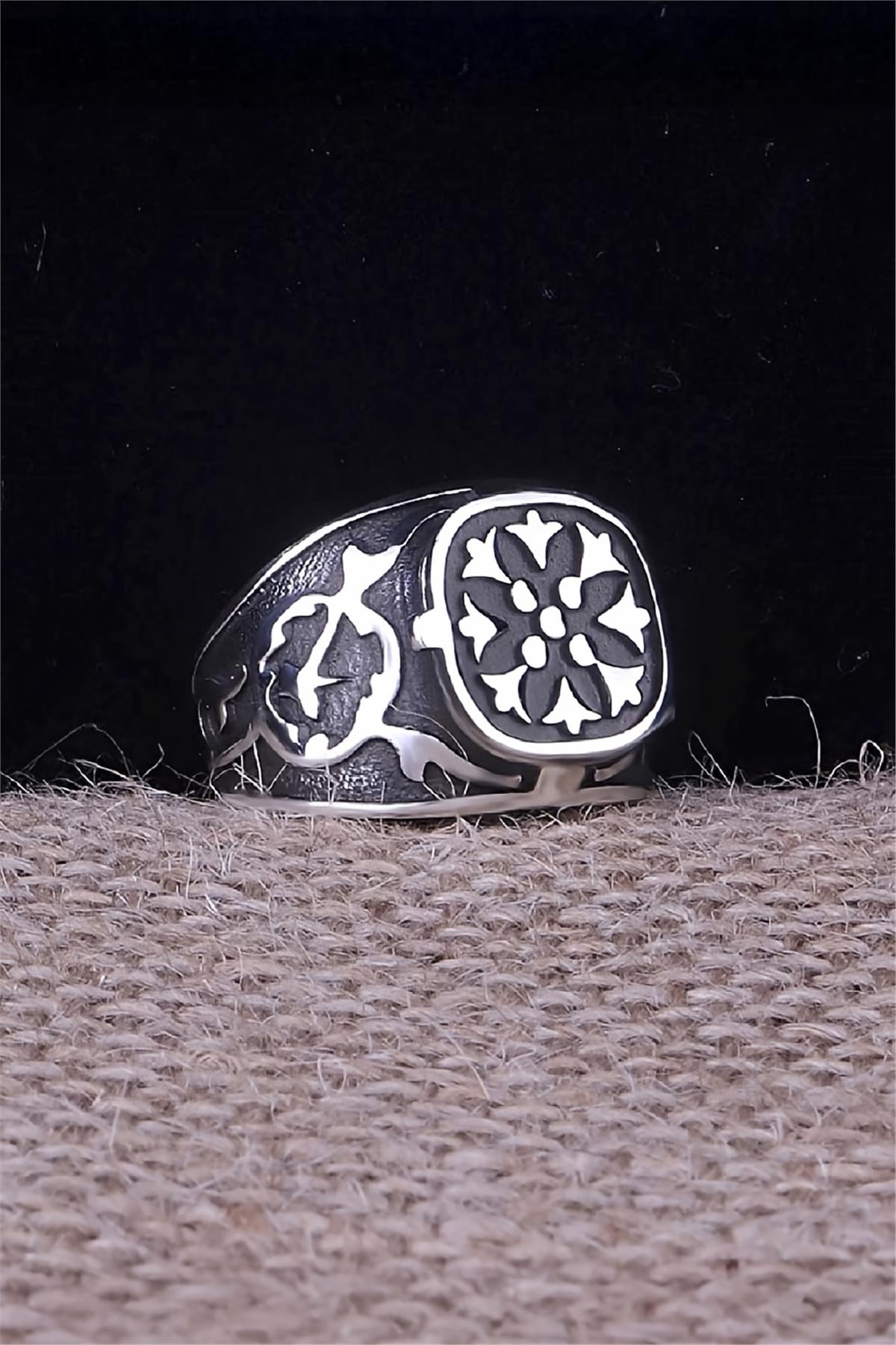 Miroğlu Kapaklı 925 Ayar Gümüş Yüzük