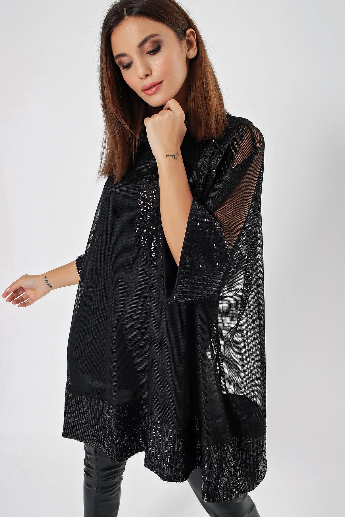 S-21K0190001Laced Detailed Mesh Two-Piece Set