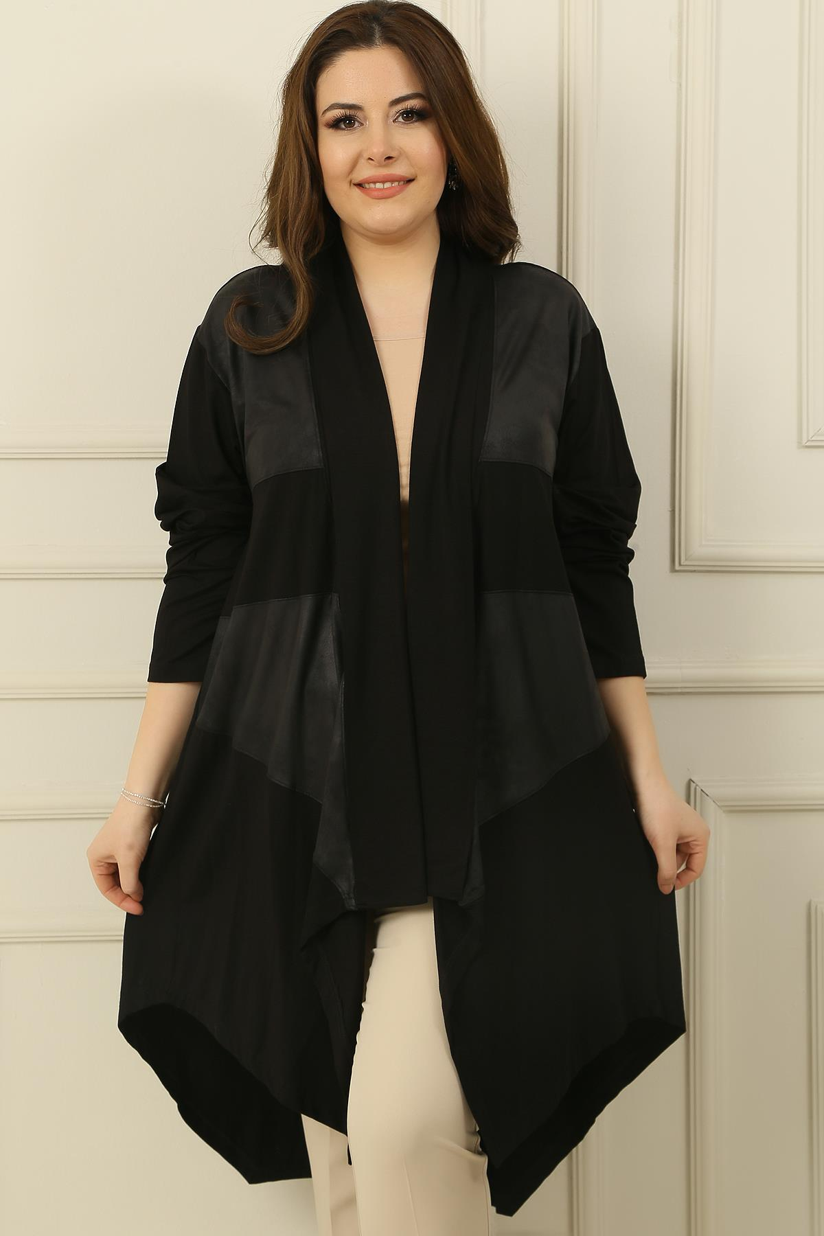 S-23K1800010Shawl Collar Cardigan Viscose Combined With Various B. B.