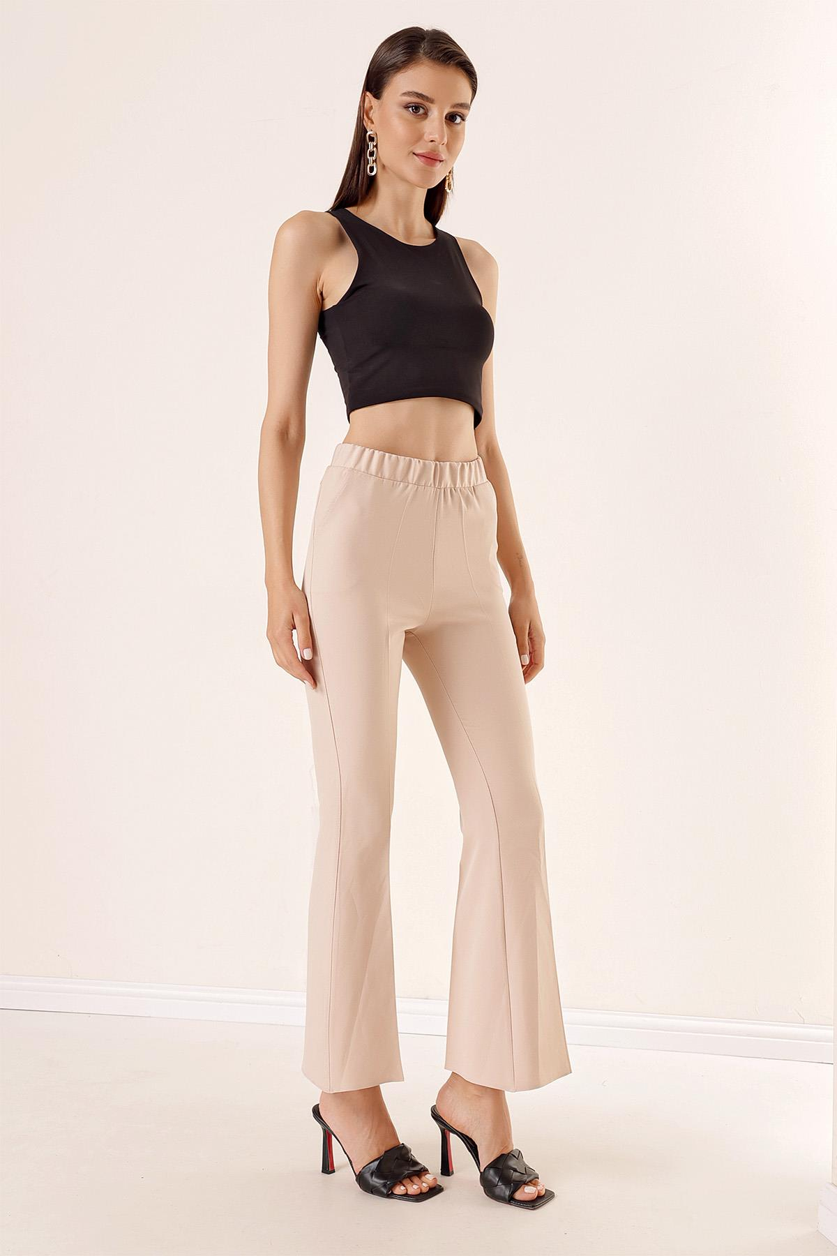 S-23K3970001İspanyol Paça Pantolon