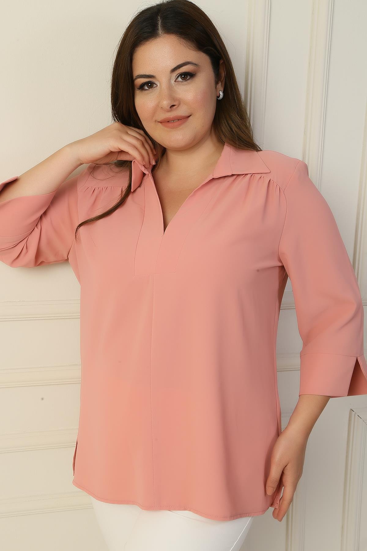 S-24Y1040003Polo Quarter-Sleeve Blouse B. B.