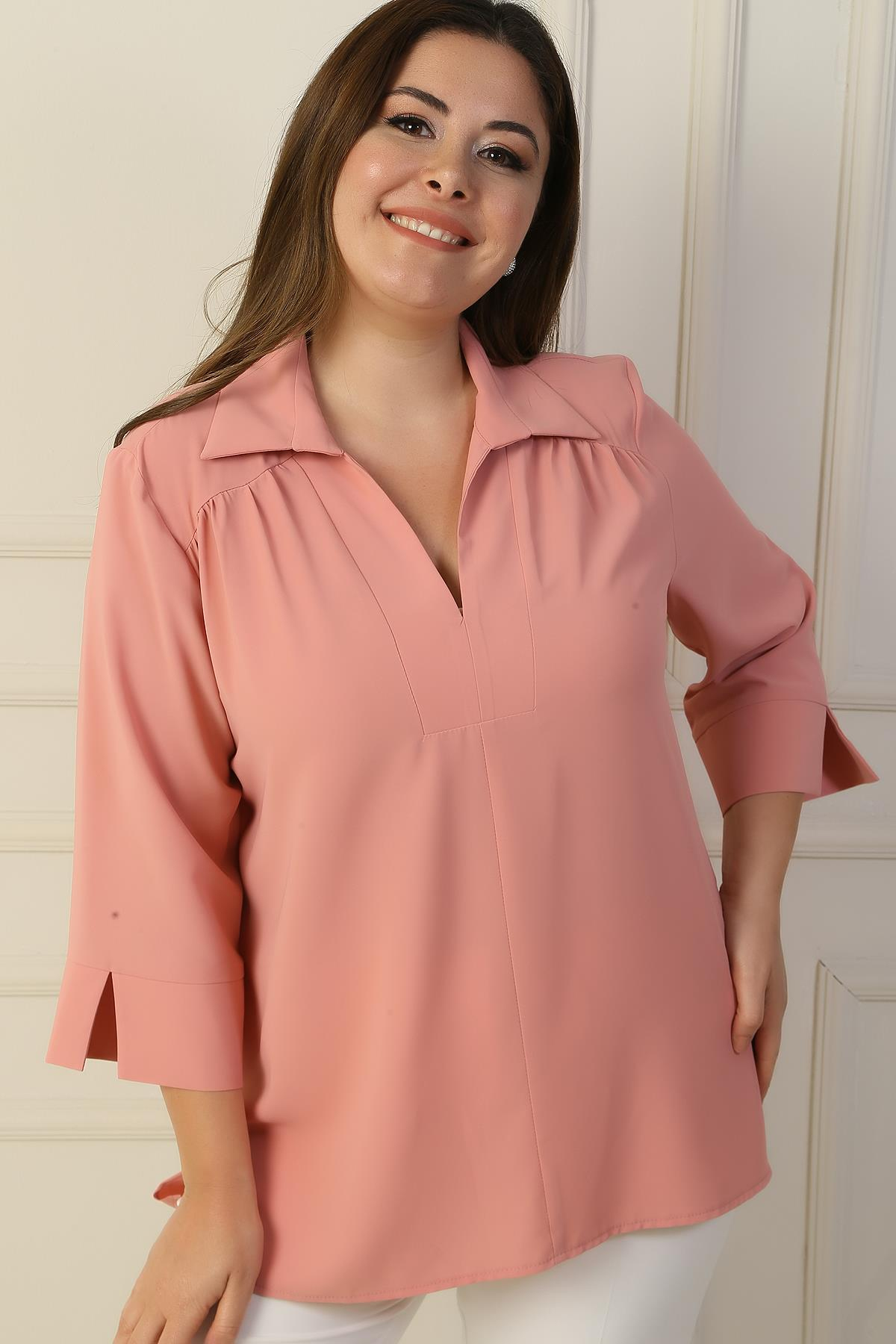 S-24Y1040003Polo Quarter-Sleeve Blouse B. B.