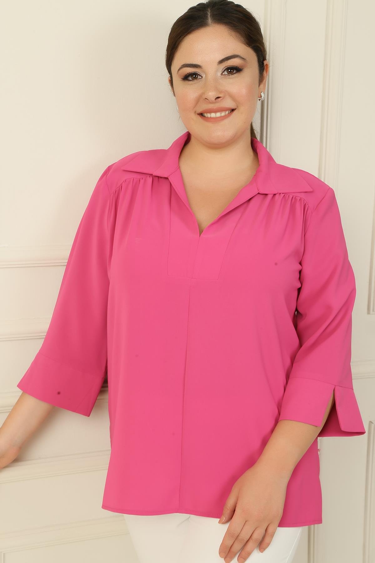 S-24Y1040003Polo Quarter-Sleeve Blouse B. B.