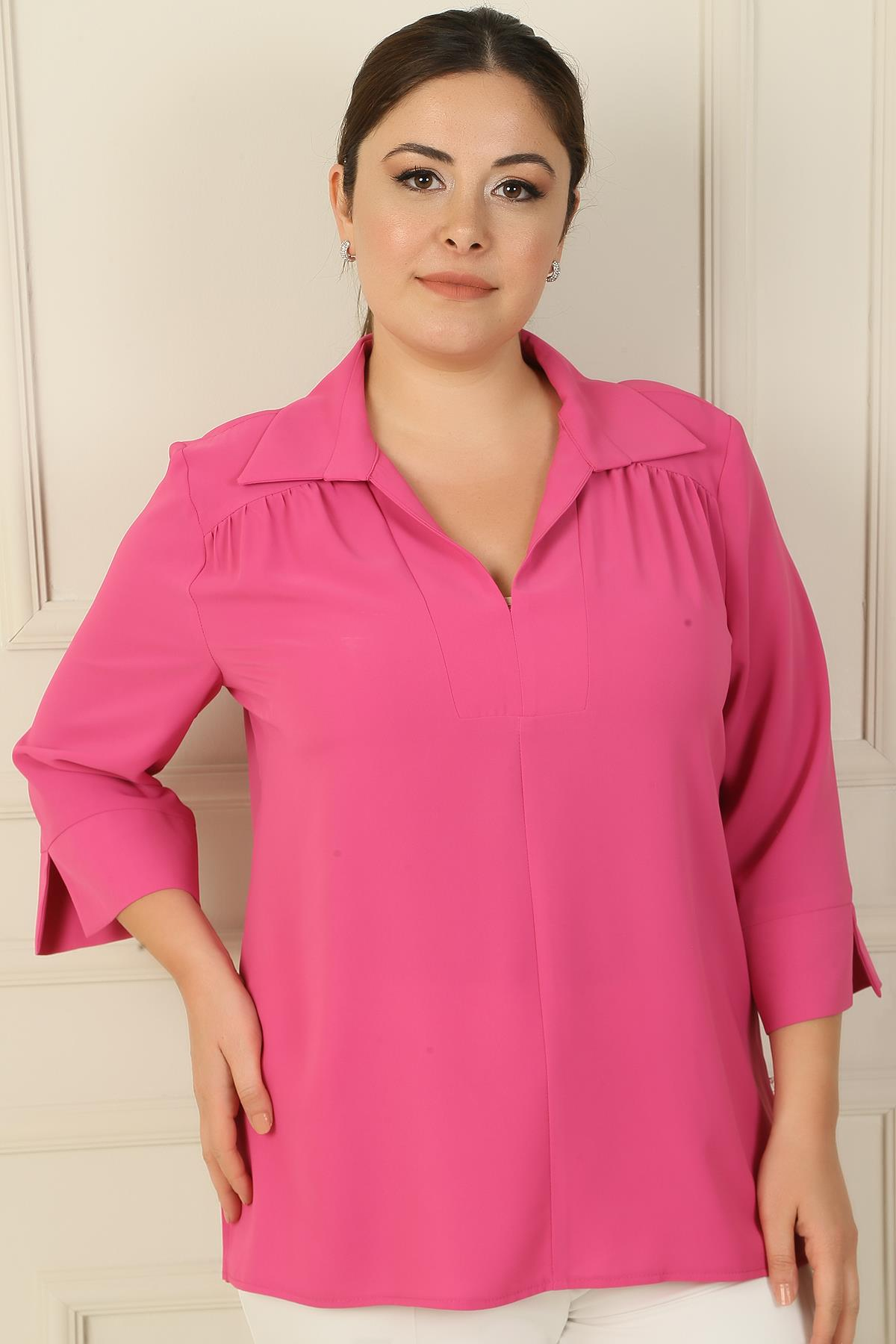 S-24Y1040003Polo Quarter-Sleeve Blouse B. B.