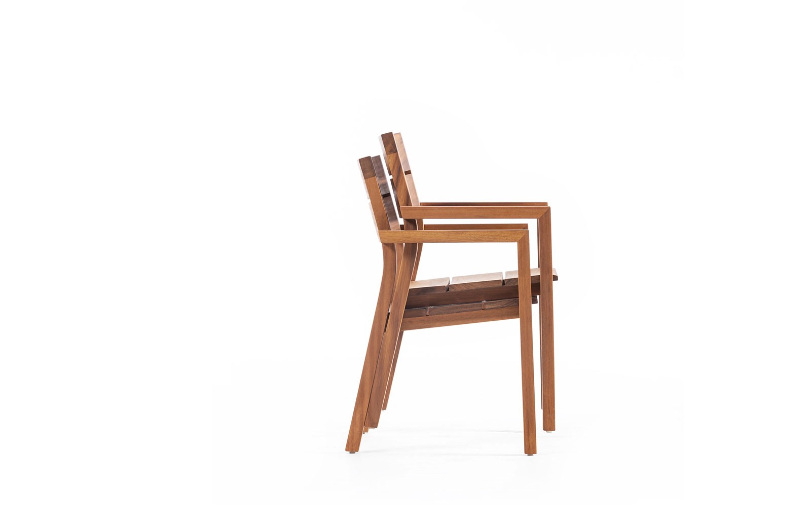 Ahşap Bahçe Sandalyesi Kollu 55 cm ER-1044