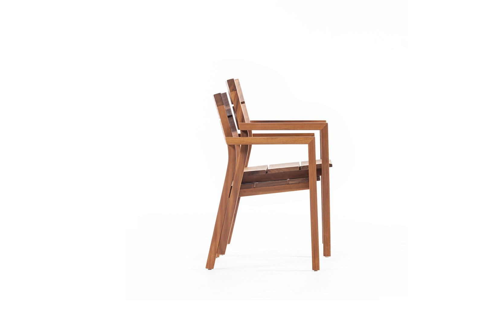 Ahşap Bahçe Sandalyesi Kollu Minderli 55 cm ER-1044