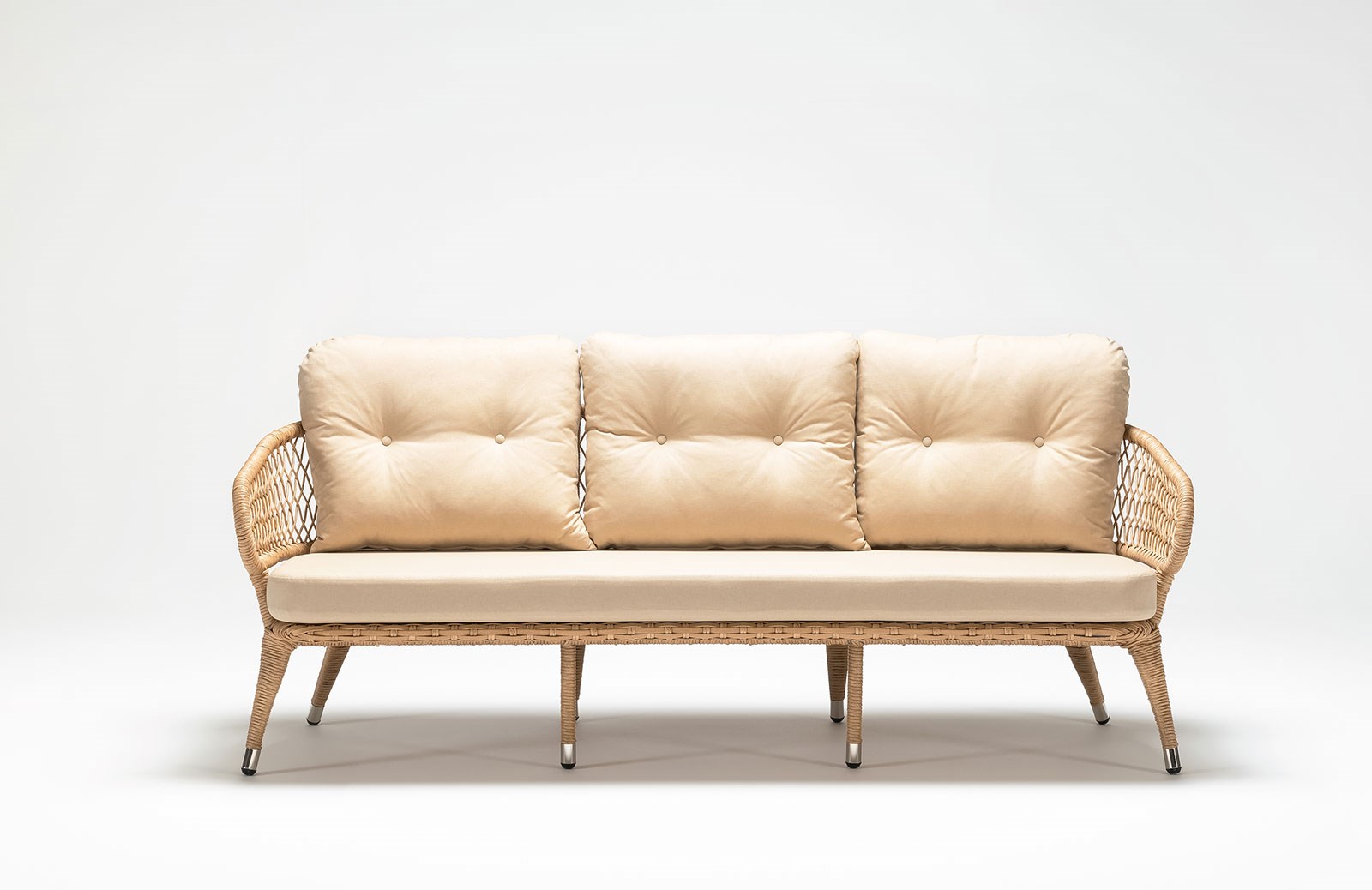 Bahçe Rattan Üçlü Koltuk BH-1156