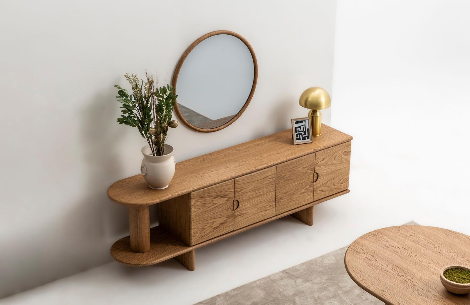 Cash Yemek Odası Takımı Ceviz Renkli Bohem Tarzlı