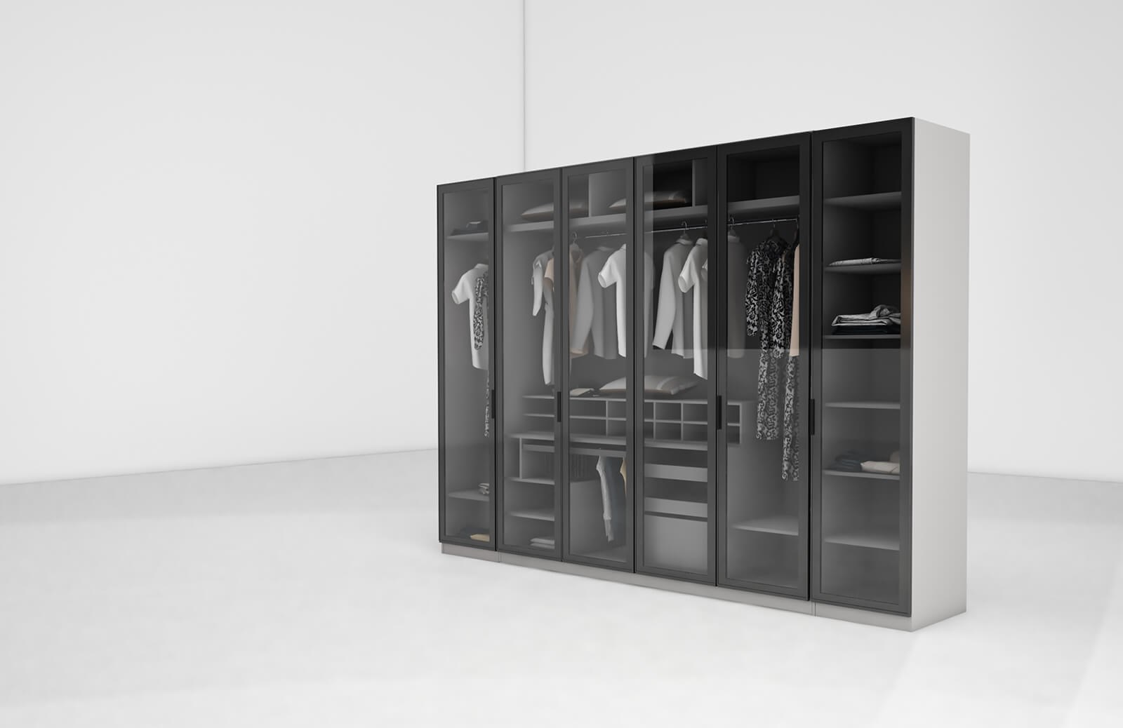 Clove Köşe Dolap Takım