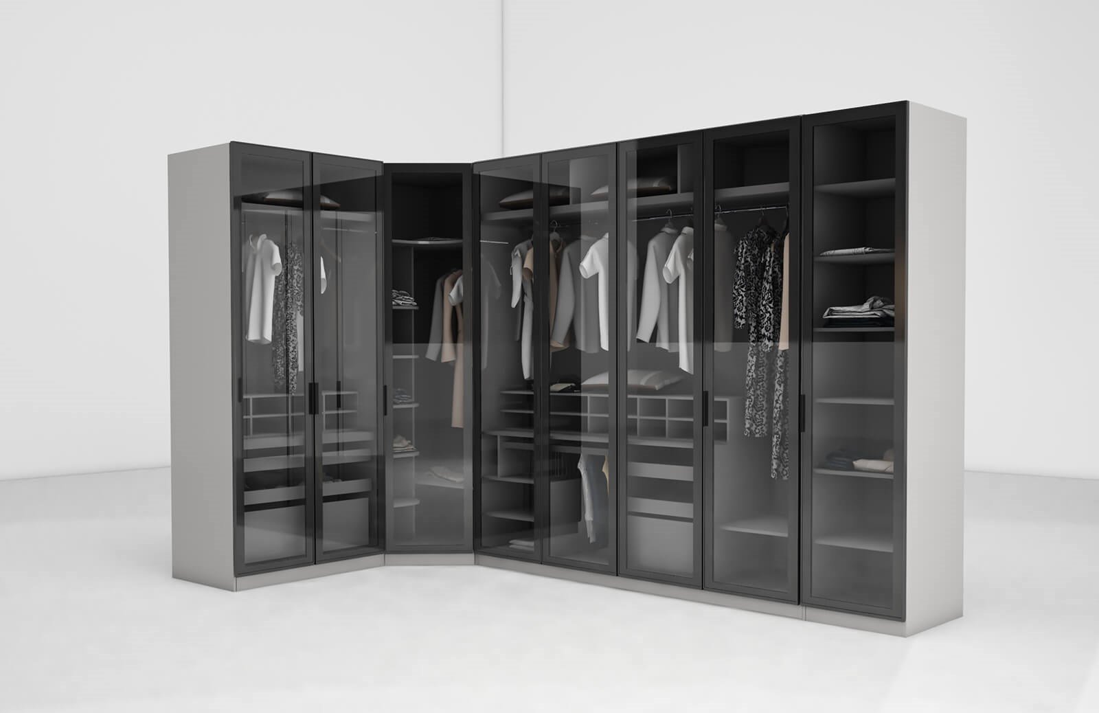 Clove Köşe Dolap Takım