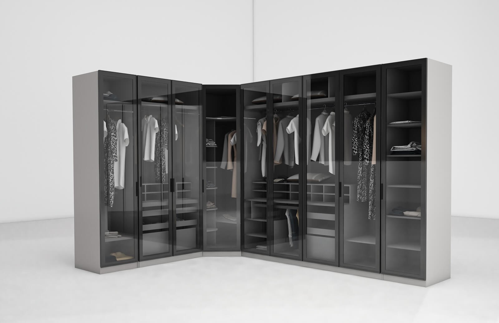 Clove Köşe Dolap Takım