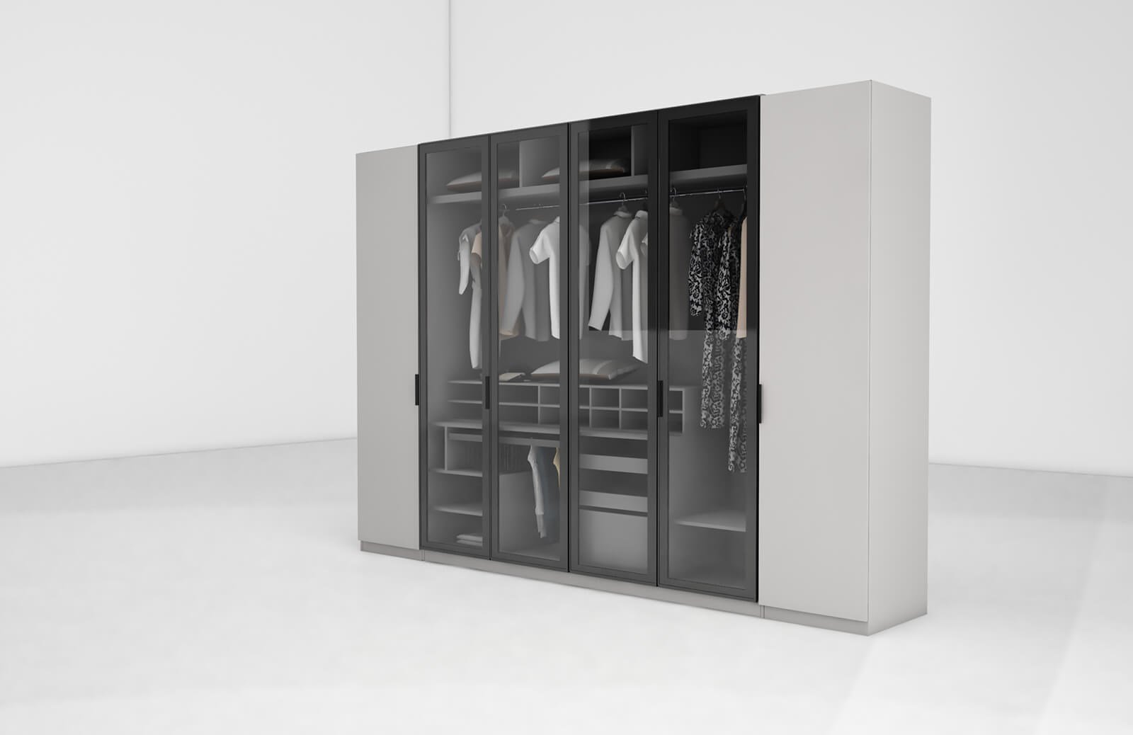 Clove Köşe Dolap Takım