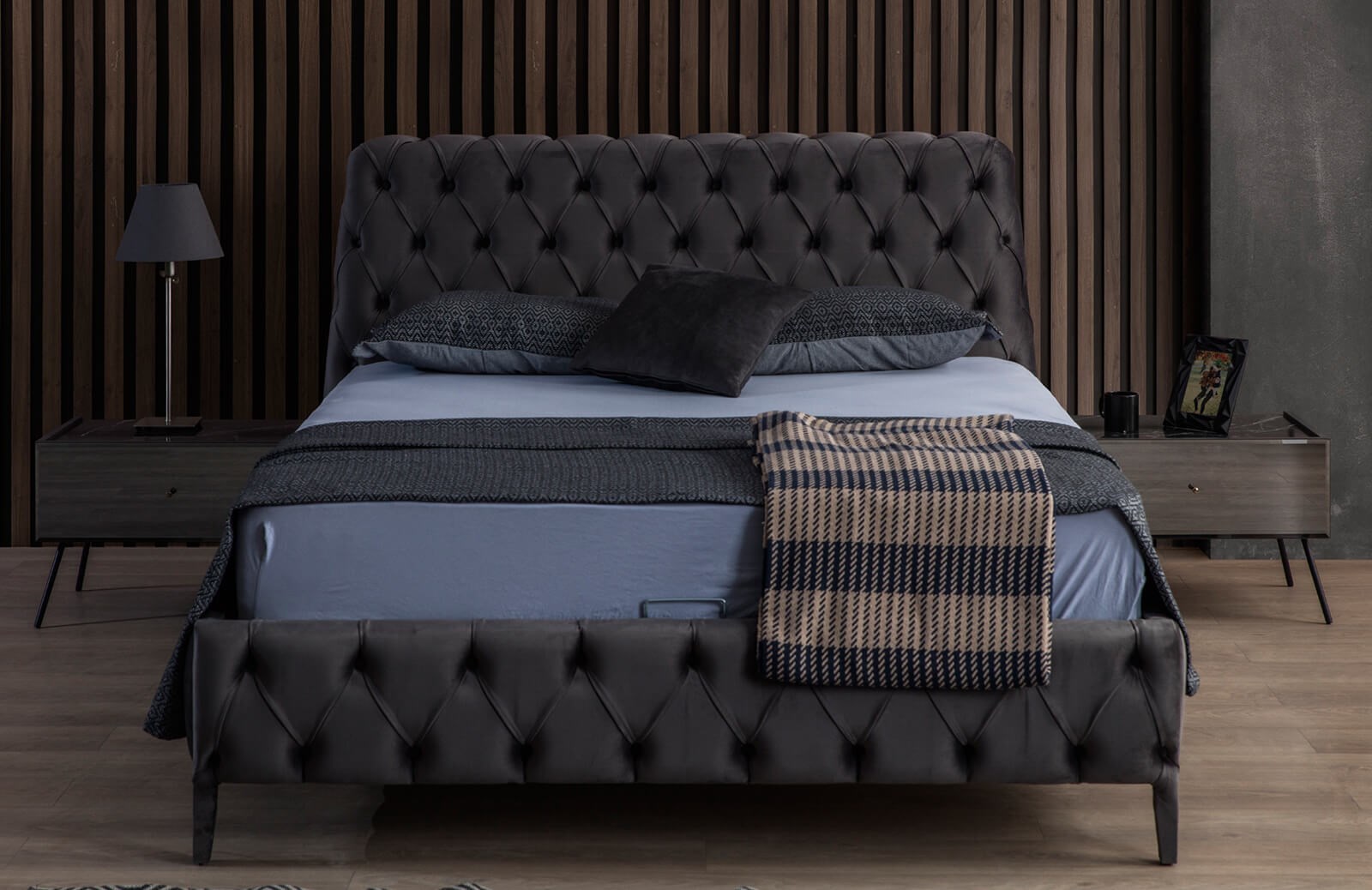 Daisi Yatak Odası Takımı Antrasit