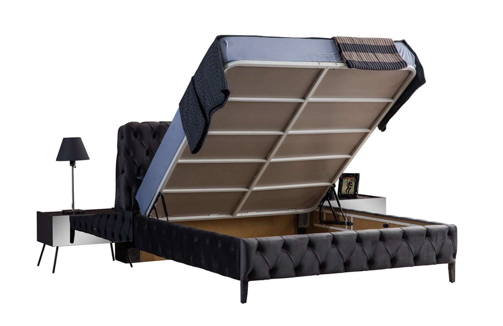 Daisi Yatak Odası Takımı Antrasit