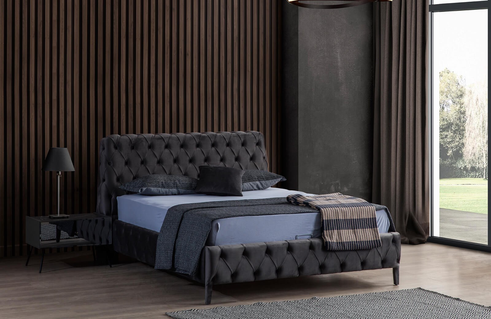 Daisi Yatak Odası Takımı Antrasit