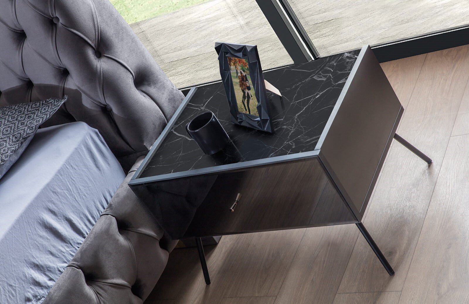 Daisi Yatak Odası Takımı Antrasit