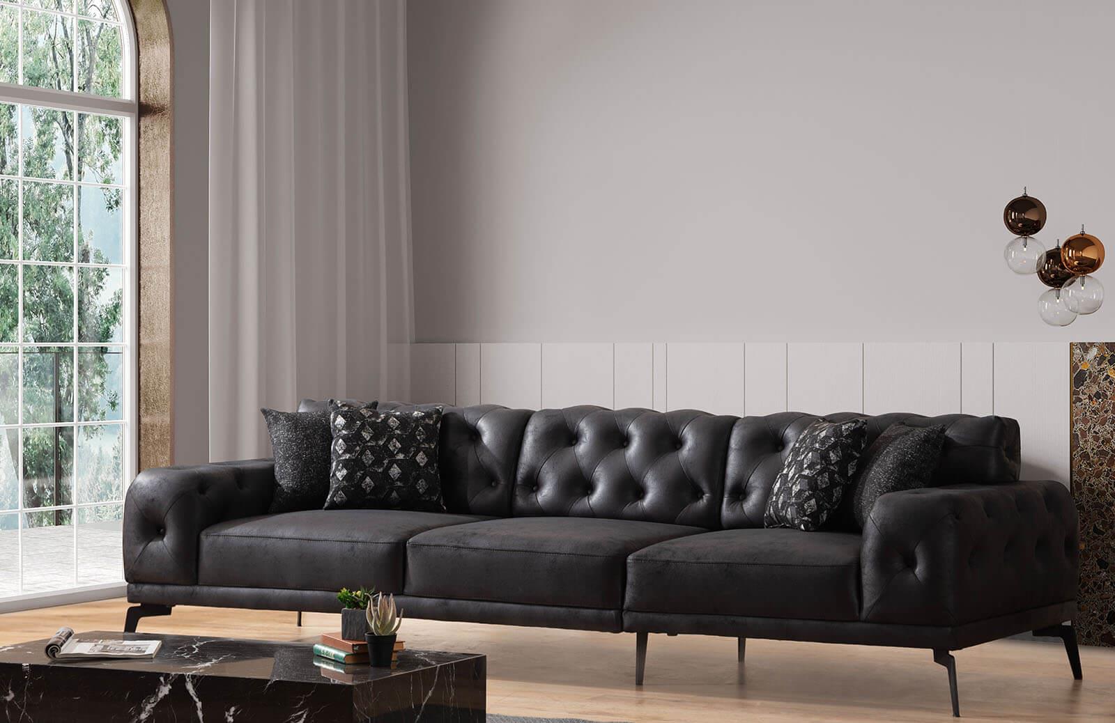 Fredrik Koltuk Takımı Black