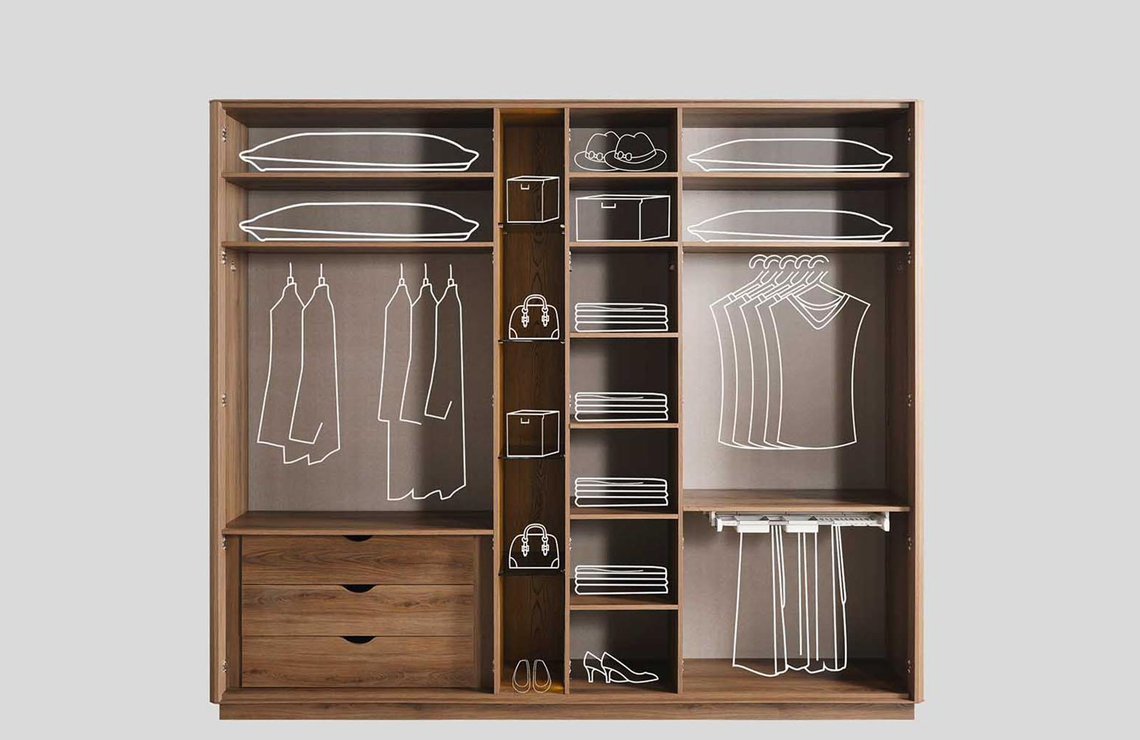 Gasila 5 Kapaklı Dolap