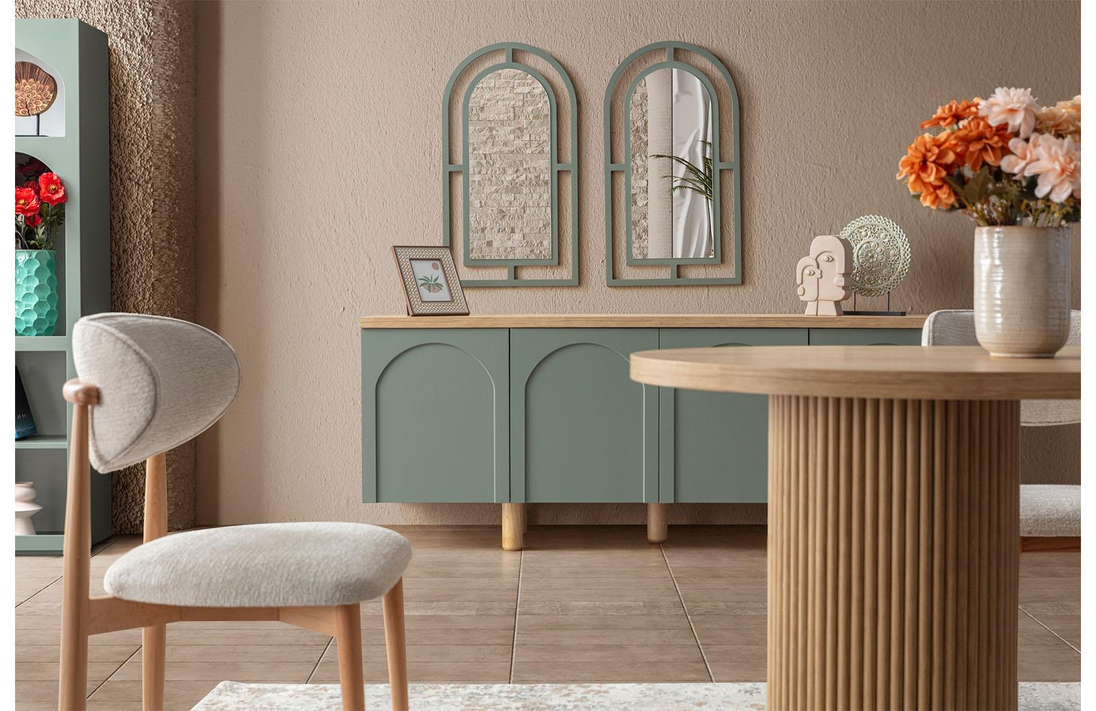 Latrell Retro V2 Yemek Odası Takımı