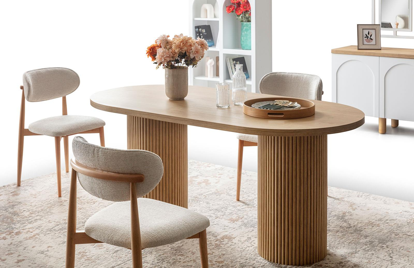 Latrell Retro Yemek Odası Takımı