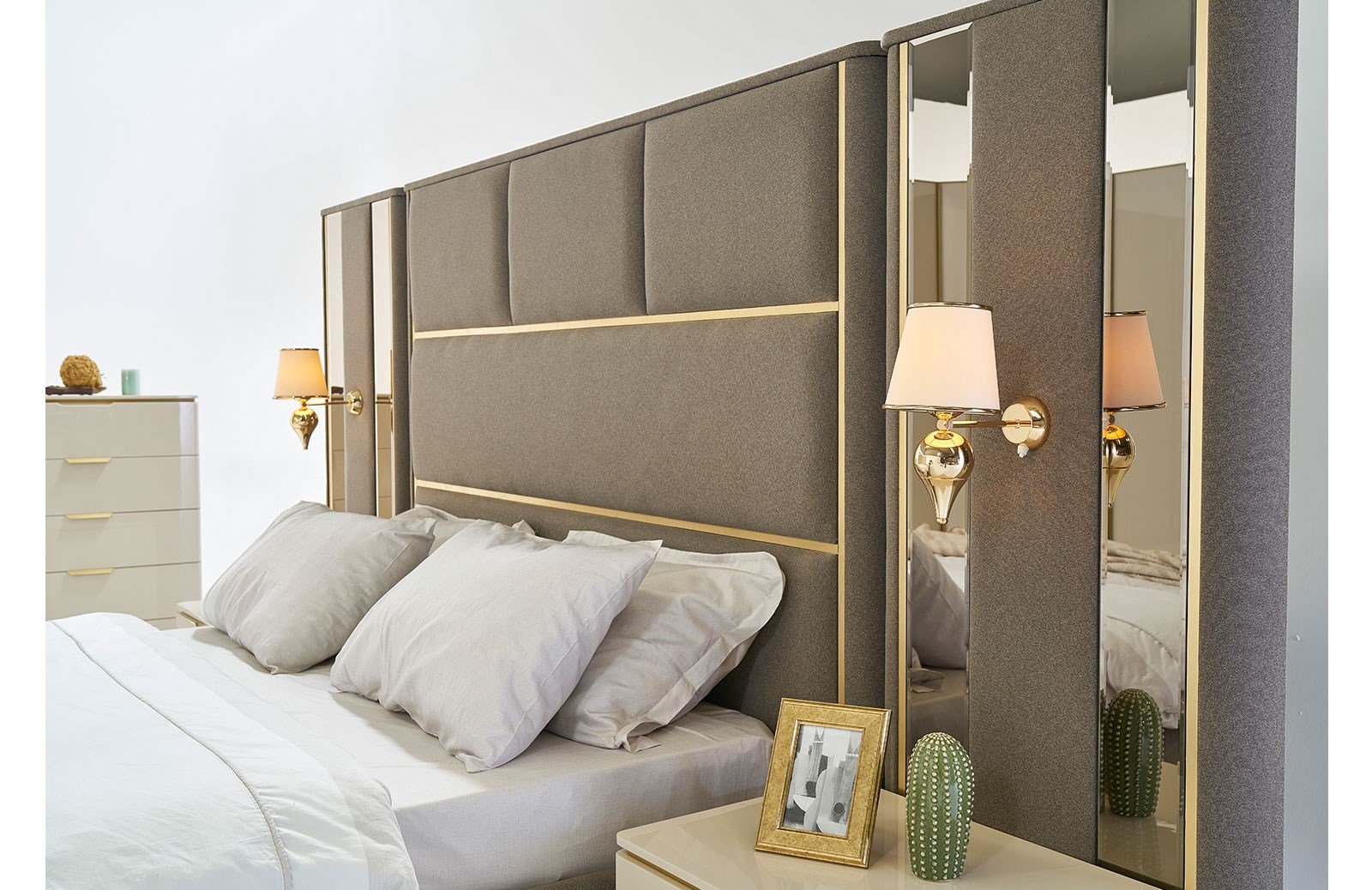 Lemis Yatak Odası Takımı Köşe Dolaplı