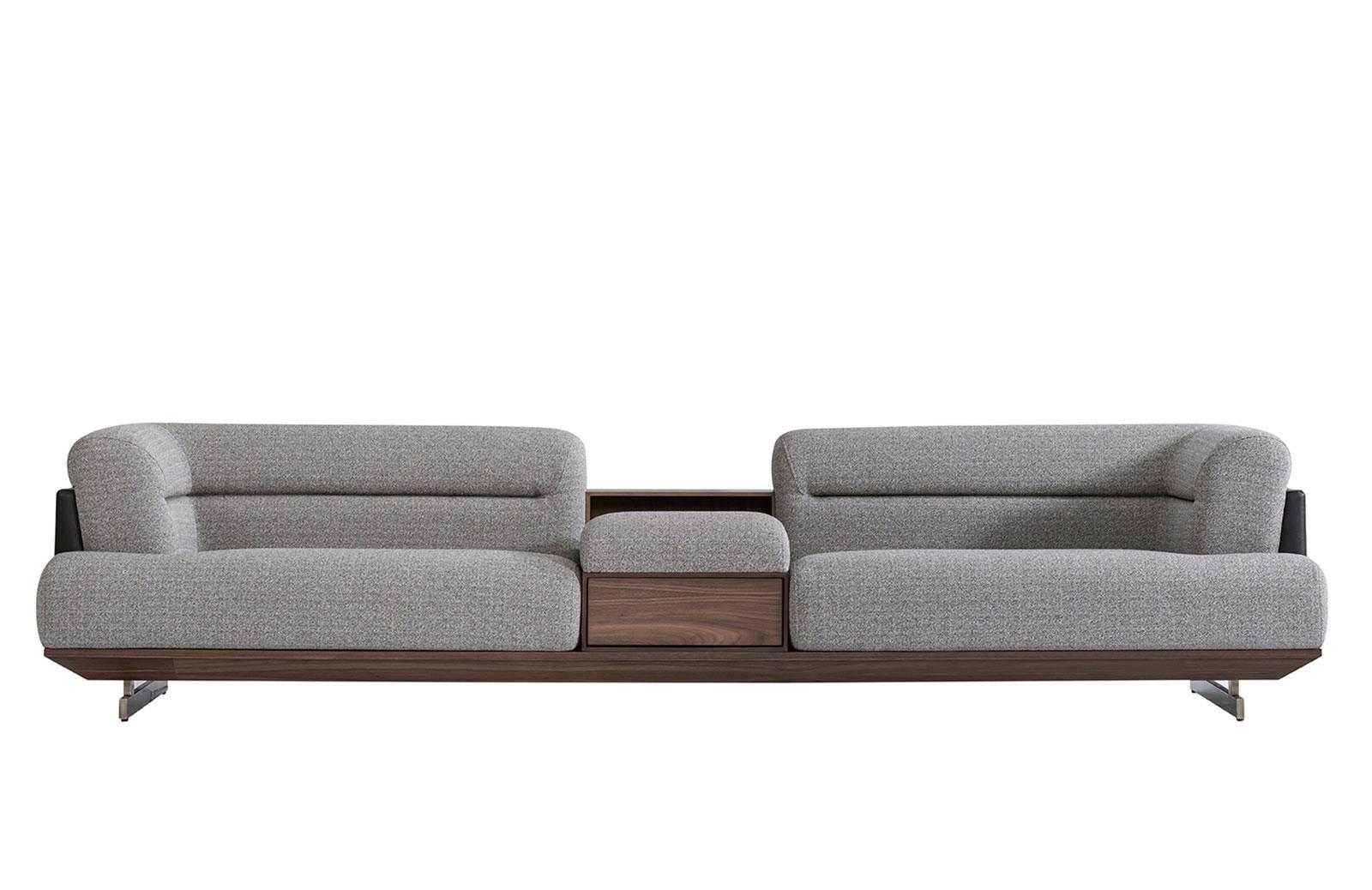 Lisaa Üçlü Koltuk Kitaplıklı -C