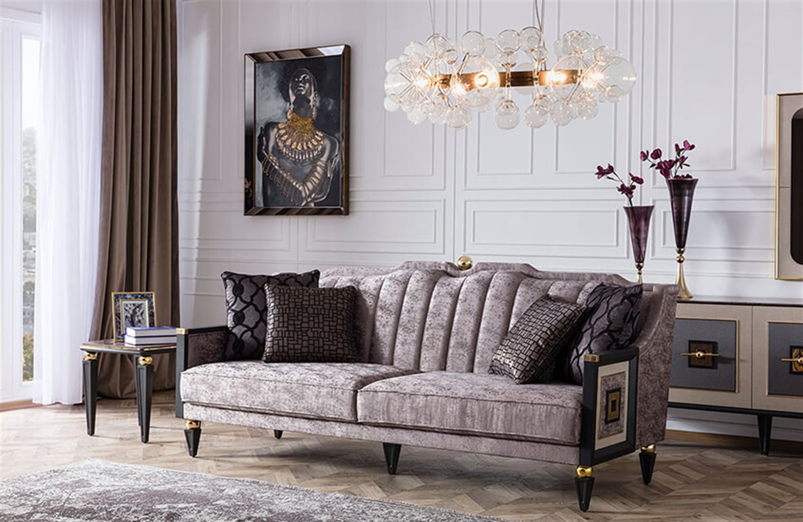 Menton Üçlü Koltuk